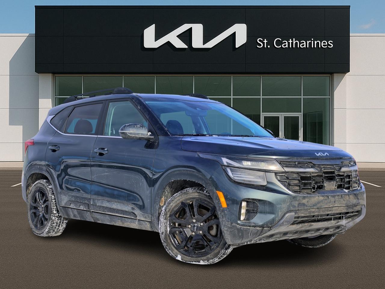 2024 Kia Seltos X-Line   HUD   Ventilated Seat   Black Badgings Photo4