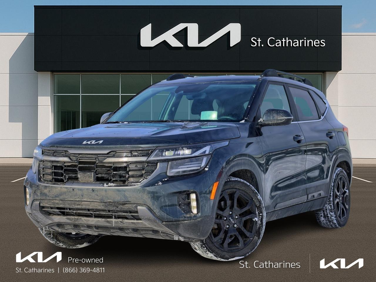 2024 Kia Seltos X-Line   HUD   Ventilated Seat   Black Badgings Photo