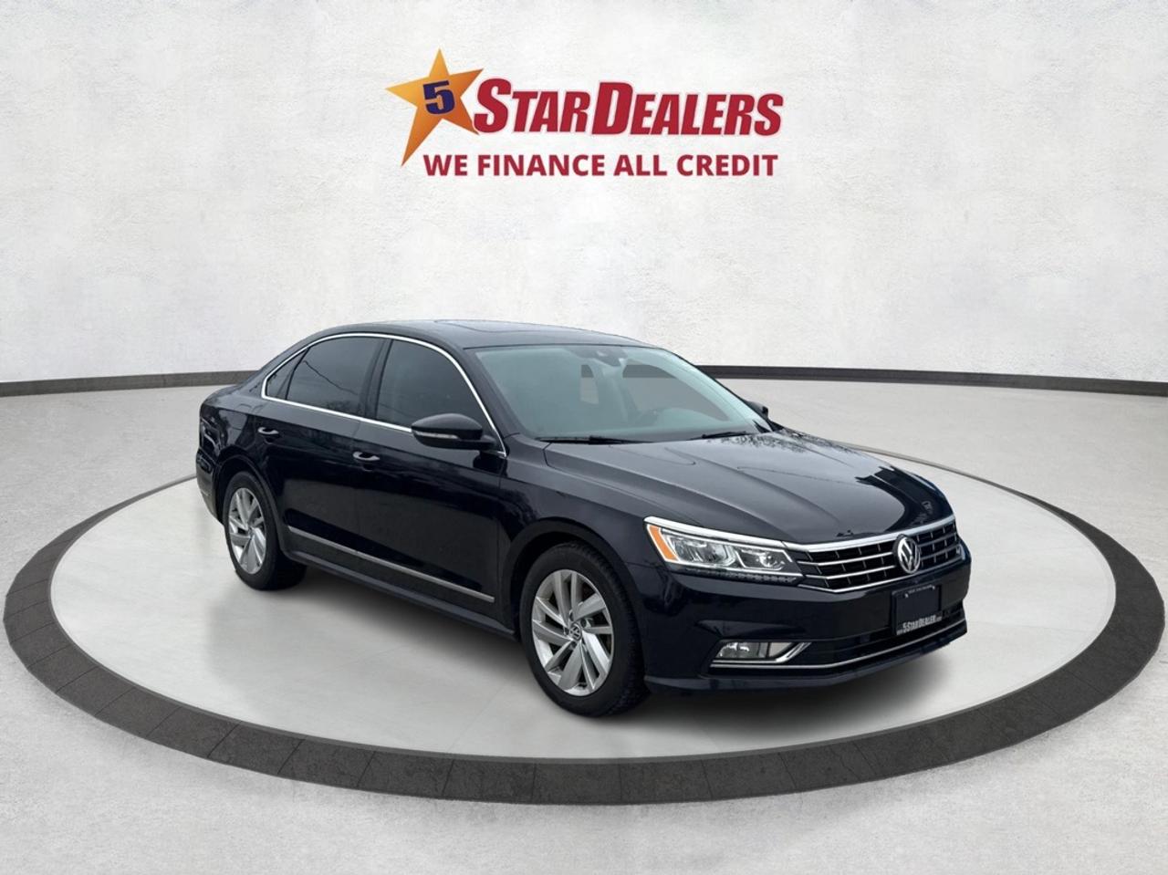 2018 Volkswagen Passat LEATHER SUNROOF HEATED SEATS WE FINANCE ALL CREDIT Photo0