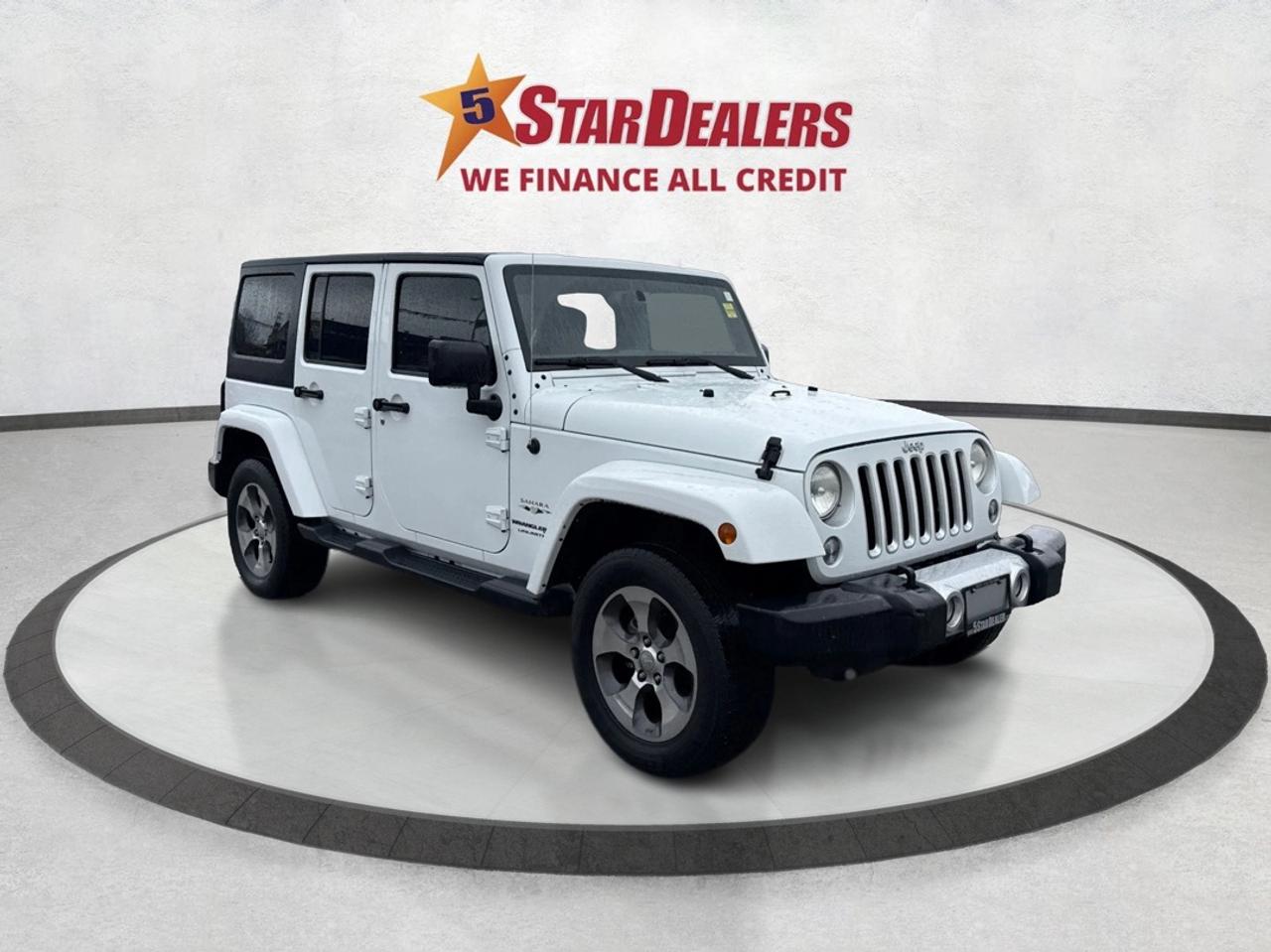 2018 Jeep Wrangler JK Unlimited NAV LOADED 2 TOPS CLEAN WE FINANCE ALL CREDIT! Photo