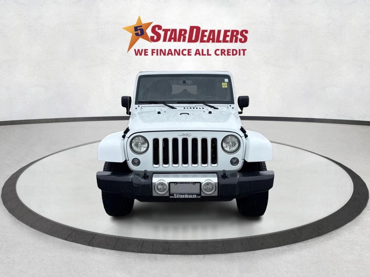 2018 Jeep Wrangler JK Unlimited NAV LOADED 2 TOPS CLEAN WE FINANCE ALL CREDIT! Photo