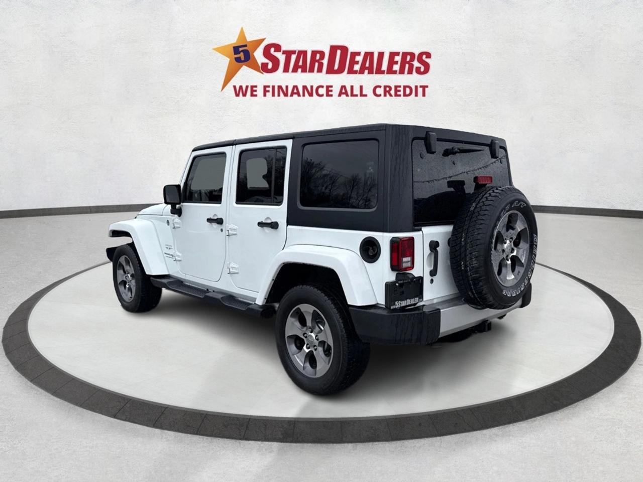 2018 Jeep Wrangler JK Unlimited NAV LOADED 2 TOPS CLEAN WE FINANCE ALL CREDIT! Photo