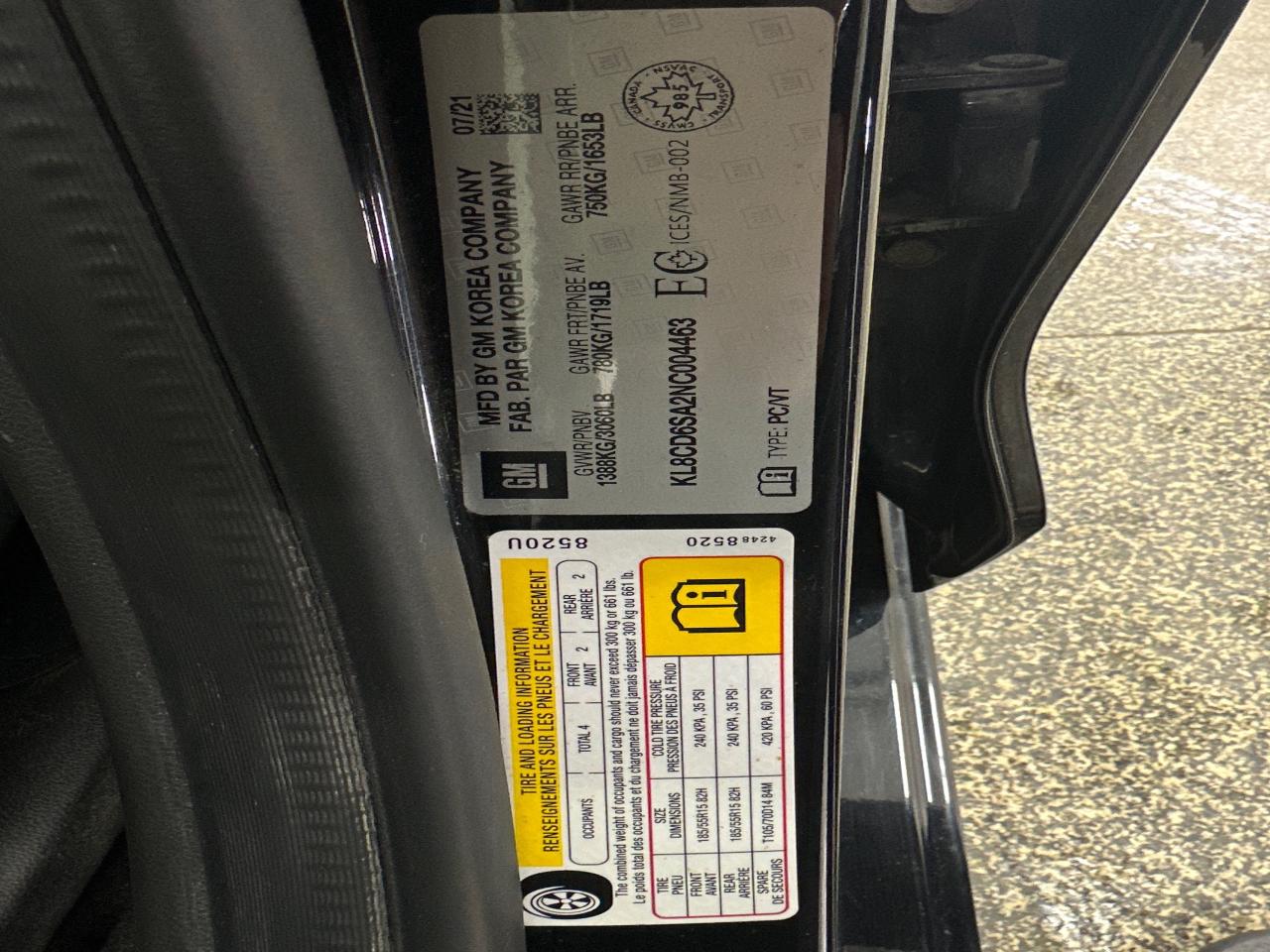 2022 Chevrolet Spark 1LT CVT 4dr Hatchback Photo