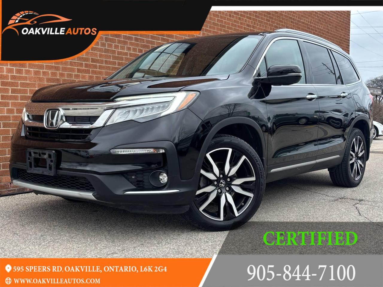 Used 2019 Honda Pilot Touring 8-Passenger AWD for sale in Oakville, ON