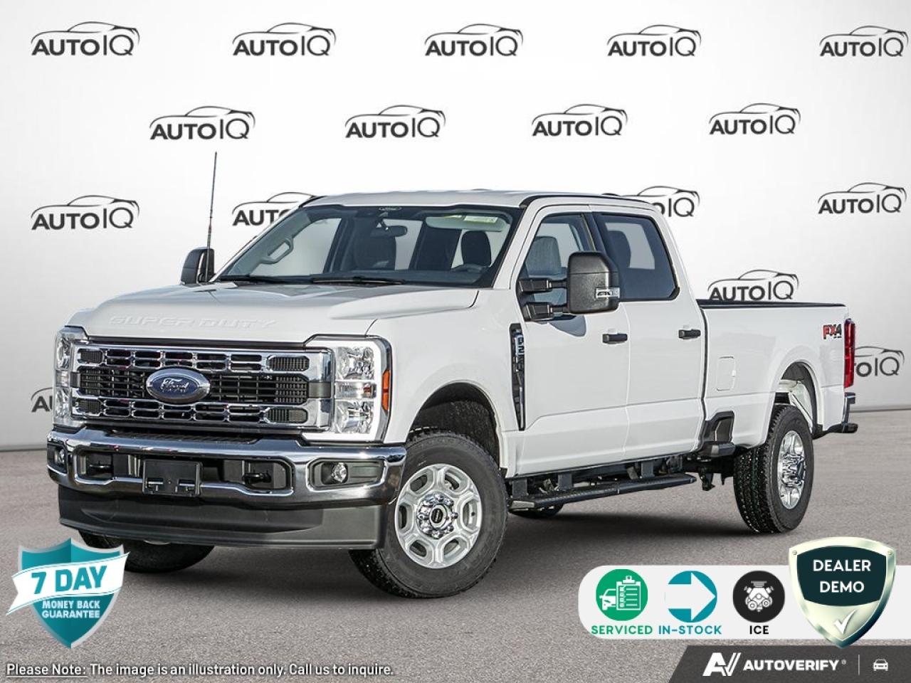 Year: 2026<br>Condition: New<br>Make: Ford Pickups<br>Model: Super Duty F-250 SRW<br>Style: XLT 4WD Crew Cab 8 Box<br>Package: 603A<br>Body Type: Crew Cab Pickup - Long Bed<br>Fuel Type: Diesel<br>Engine: 4WD<br>Transmission: Auto<br><br>Factory Installed Options on This Vehicle: $17360<br>Option Details: XLT TRIM | ALL WEATHER MATS W/O CARPT MAT | FX4 OFF-ROAD PKG | 6 BRIGHT TUBLR RUNNING BRD | . | 10-SPD | SNOW PLOW PREP PKG | 5TH WHL PREP | . | . | LED ROOF CLEARANCE LIGHTS | WHEEL LINERS FRONT & REAR | SPLASH GUARDS - FRONT | SPLASH GUARDS - REAR | LED BOX LIGHTING | UPFITTER SWITCHES | 410 AMP DUAL ALTERNATOR | . | EXTERIOR BACKUP ALARM | REMOTE START | SPRAY-IN LINER | DUAL BATTERY | 6.7L DIESEL | LT275/70R18E BSW ALL-TERRAIN | 3.31 LOCKING AXLE | EQUIP PKG603A | 40/20/40 SPLIT BENCH SEAT W/RECLINE<br><br>OEM Exterior Colour: OXFORD WHITE<br>OEM Interior Colour: MEDIUM DARK SLATE, CLOTH 40/20/40 SPLIT BENCH SEAT W/RECLINE<br><br>Window Sticker Link: https://www.windowsticker.forddirect.com/windowsticker.pdf?vin=1ft7w2bt6tec54786<br><br>Vehicle Features: Alloy Wheels,Trailer Sway Control,Oil Pressure Gauge,Trip Computer,Rear Step Bumper,Illuminated Entry,Passenger Vanity Mirror,Panic Alarm,Remote Keyless Entry,Overhead Console,Trailer hitch,4 Wheel Disc Brakes,Traction Control,Tachometer,Compass,ABS Brakes,Air Conditioning,Power Windows,Power Steering,Crew,Power Driver Seat,1-touch down,1-touch up,AM/FM radio,Brake assist,Delay-off headlights,Driver door bin,Driver vanity mirror,Dual front impact airbags,Dual front side impact airbags,Electronic stability,Front anti-roll bar,Front beverage holders,Front fog lights,Front reading lights,Fully automatic headlights,Heated door mirrors,Ignition disable,Low tire pressure warning,Outside temperature display,Overhead airbag,Passenger door bin,Perimeter/approach lights,Power door mirrors,Rear beverage holders,Rear door bins,Rear reading lights,Security system,Single rear wheels,Speed control,Split folding rear seat,Steering wheel mounted audio controls,Telescoping steering wheel,Tilt steering wheel,Turn signal indicator mirrors,Variably intermittent wipers,Auto high-beam headlights,Power 2-way driver lumbar support,Configurable,Exterior parking camera rear,Crew Cab,Smart device integration<p> </p>

<h4>DEALER DEMO</h4>

<p><em>Note: This is a used demo vehicle. The price may include added aftermarket accessories. Please contact dealer for details and current mileage.</em></p>

<h4>BUY WITH COMPLETE CONFIDENCE</h4>

<p>AutoIQ Exclusive Pre-Owned Program<br />
Shop online or in-store, any way you want it<br />
Virtual trade estimate & appraisal<br />
Virtual credit approval & eSignature<br />
7-Day Money Back Guarantee*</p>

<p>The AutoIQ Dealership Group came together in 2016 with a mission to deliver an exceptional car-buying experience. With 8 dealerships across Ontario, offering 13 brands and over 1500 vehicles in stock, AutoIQ customers can expect great selection, value, and trust. Buying a new vehicle is a significant purchase, and we want to ensure that you LOVE it! Whether you are purchasing a new or quality pre-owned vehicle from us, we offer attractive financing rates and flexible terms, regardless of your credit.</p>

<p>SPECIAL NOTE: This vehicle is reserved for AutoIQs retail customers only. Please, no dealer calls. Errors and omissions excepted.</p>

<p>*As-traded, specialty or high-performance vehicles are excluded from the 7-Day Money Back Guarantee Program (including, but not limited to Ford Shelby, Ford mustang GT, Ford Raptor, Chevrolet Corvette, Camaro 2SS, Camaro ZL1, V-Series Cadillac, Dodge/Jeep SRT, Hyundai N Line, all electric models)</p>