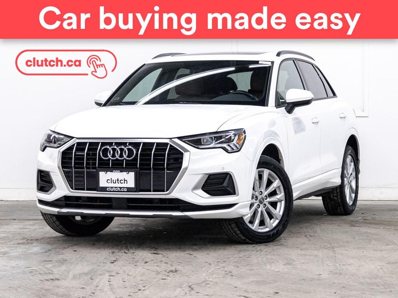 NO ACCIDENTS / CLEAN CARFAX / Front Heated Seats, Climate Control, Dual Zone Front Climate Control and more!<br> <br>Clutch is the largest online used car retailer in Canada, delivering a seamless, hassle-free car-buying experience to drivers everywhere. Shop thousands of used cars online, get the right one delivered to your door, and enjoy peace of mind with our 10-Day Money-Back Guarantee. How sweet is that? To learn more, visit clutch.ca.<br> <br>The top features for this car include:<br> <br>Auto Stop/Start<br>Front Heated Seats<br>Climate Control<br>Dual Zone Front Climate Control<br>Rear Climate Vents<br>Bluetooth Music<br>Touchscreen Display<br>Cruise Control<br>12V Outlet<br>Hands Free Device Connectivity<br>Apple CarPlay<br>Android Auto<br>USB Input<br>Keyless Entry<br>Push Button Start<br>Rain Sensing Wipers<br>Panoramic Sunroof<br>Hill Assistance<br>Rear View Camera<br>Power Driver Seat<br> <br>Seamless home delivery - Delivery to your door in a matter of days. Available on select packages.<br> <br>Try it out for 10 days - If you do not like it, we will take it back. <br> <br>Quality assured - All cars go through our rigorous 210-point inspection and reconditioning process.<br> <br>Peace of mind - Warranty and protection plans available.<br> <br>Haggle-free - No haggling or hard sells.<br> <br>100% Transparency - Full inspection reports on every car, including high-res photography and a free Carfax report.<br> <br>Listed price is for cash purchase only and does not include taxes, Shipping Fees (if applicable), Delivery Fees (if applicable), government licensing fees.<br> <br>Previous Provincial Registrations:<br>Ontario<br> <br>Stock # 84673