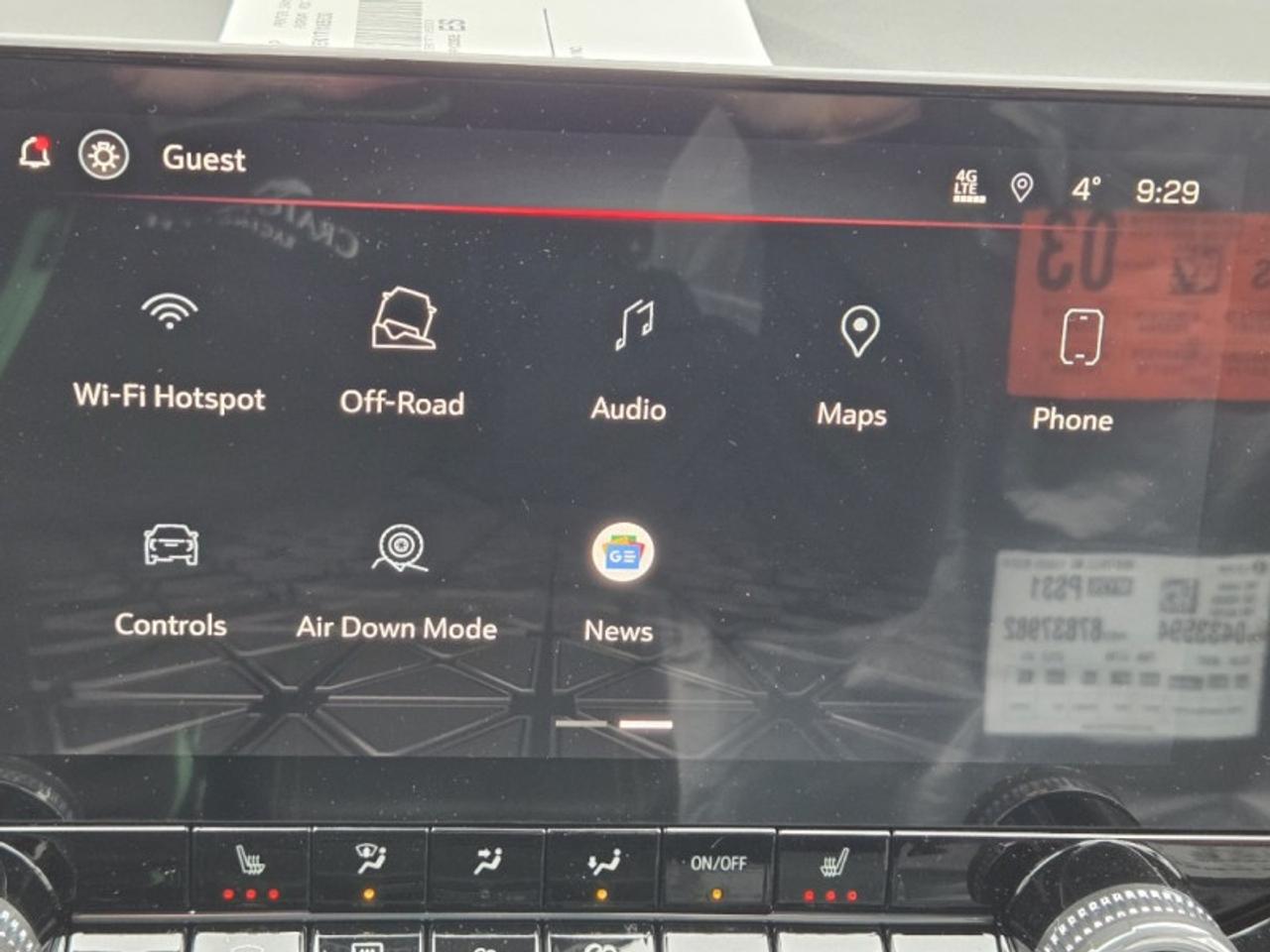 2026 GMC Canyon Elevation  -  Apple CarPlay Photo
