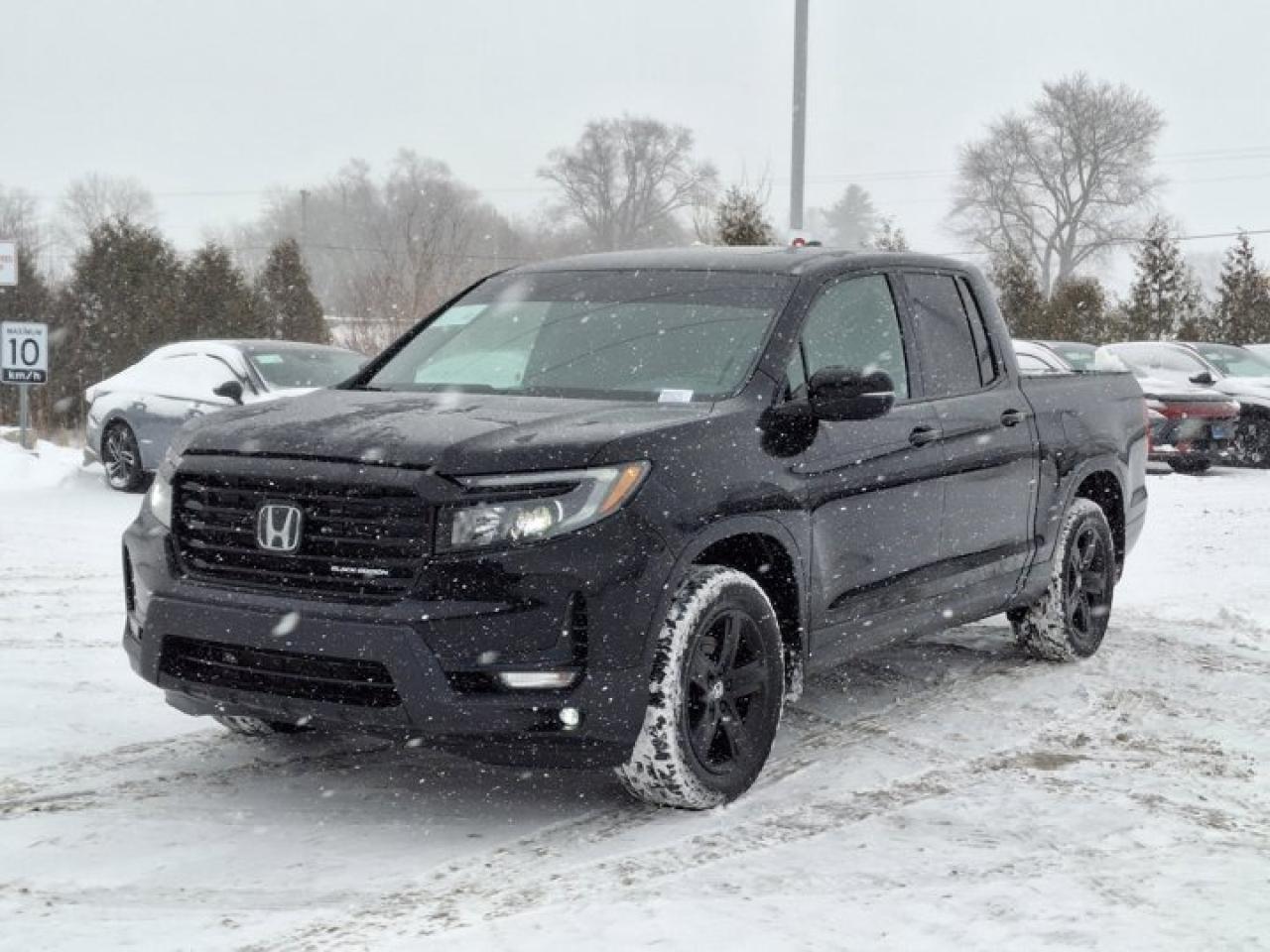 2023 Honda Ridgeline Black Edition AWD | Leather | Sunroof | Nav | Cooled + Heated Seats | Heated Wheel | and More ! Photo0
