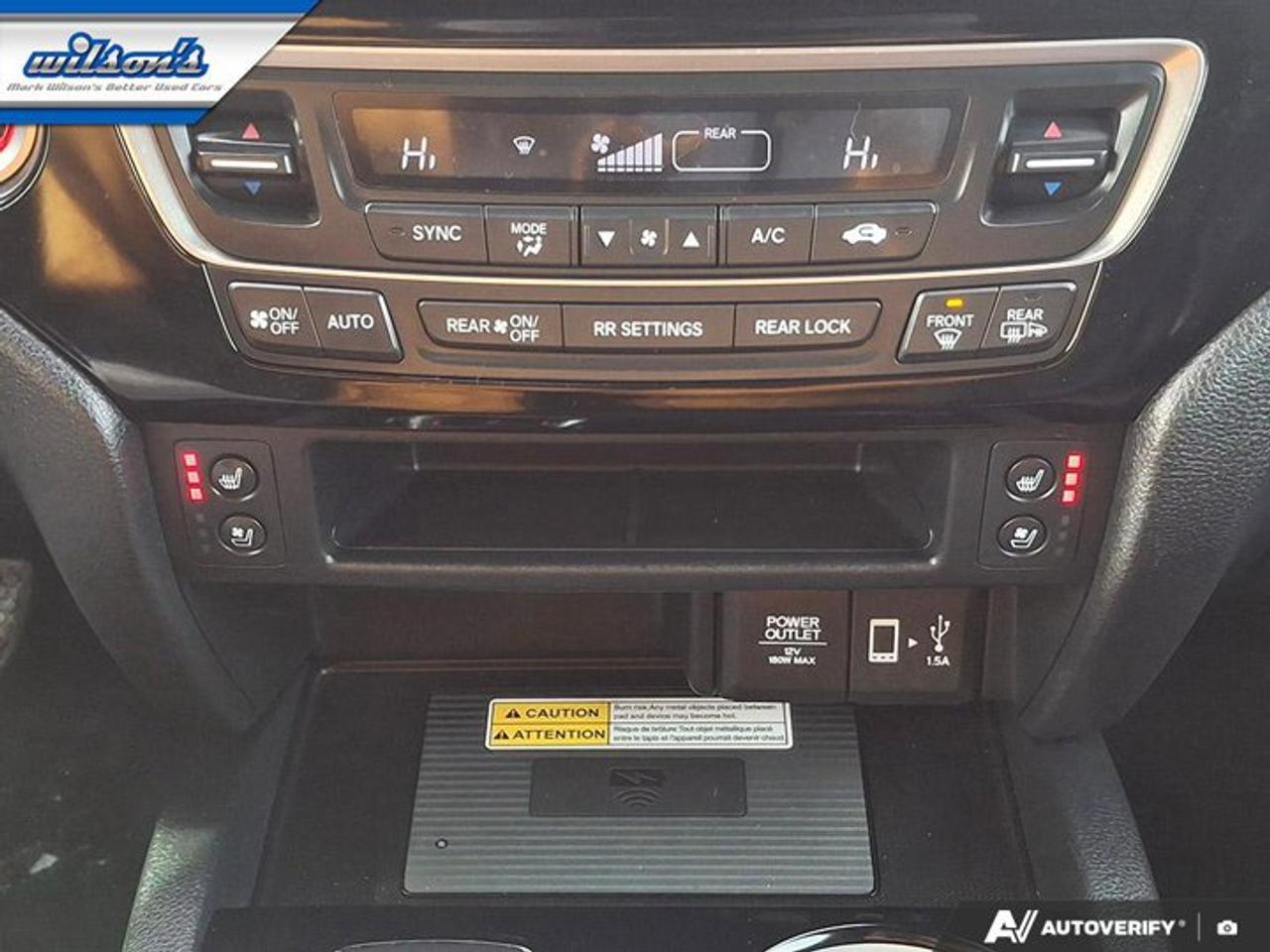 2023 Honda Ridgeline Black Edition AWD | Leather | Sunroof | Nav | Cooled + Heated Seats | Heated Wheel | and More ! Photo