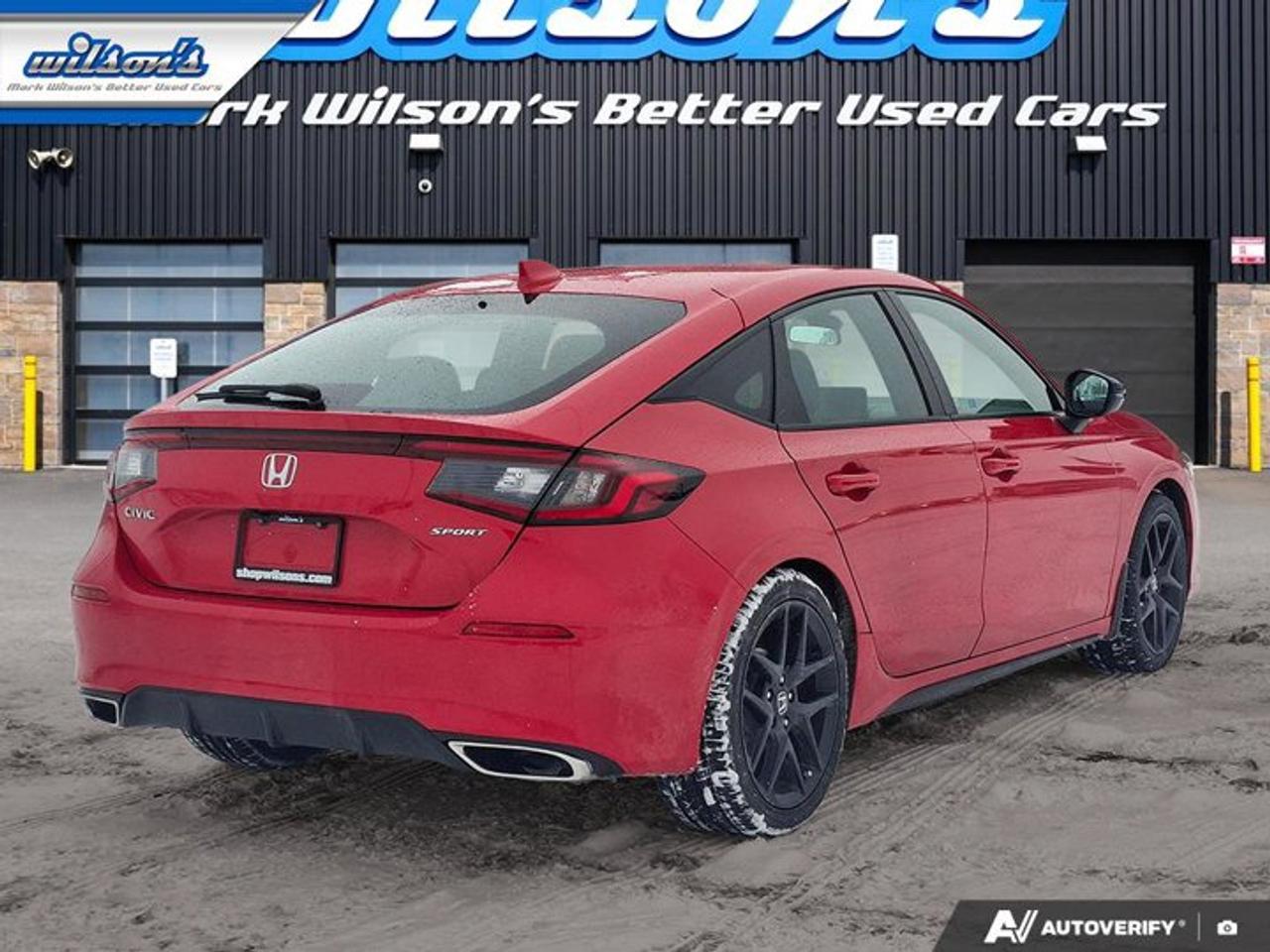 2022 Honda Civic Hatchback Sport | Sunroof | Heated Seats + Steering | Remote Start | CarPlay | Adaptive Cruise | and More ! Photo