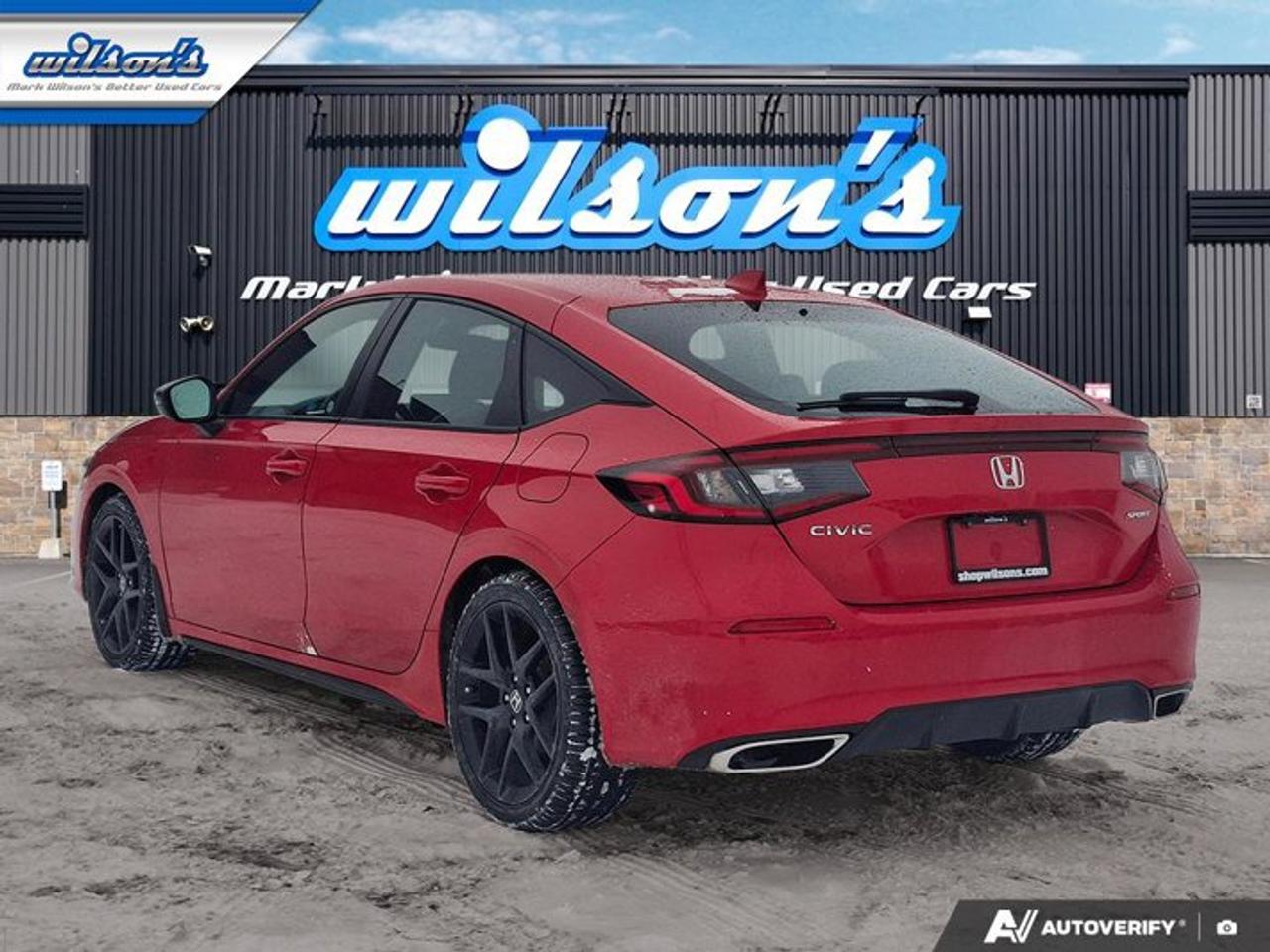 2022 Honda Civic Hatchback Sport | Sunroof | Heated Seats + Steering | Remote Start | CarPlay | Adaptive Cruise | and More ! Photo2