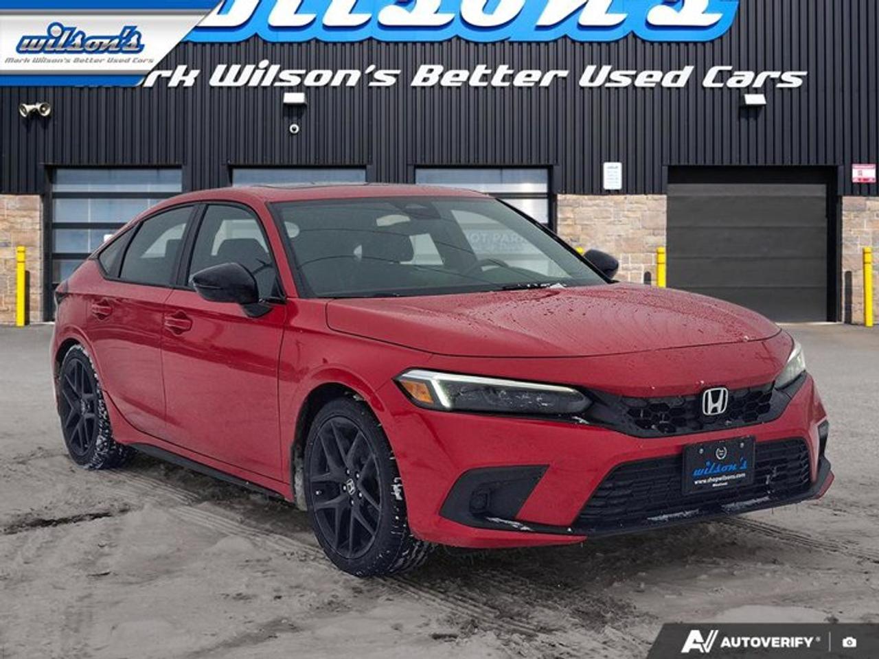 2022 Honda Civic Hatchback Sport | Sunroof | Heated Seats + Steering | Remote Start | CarPlay | Adaptive Cruise | and More ! Photo