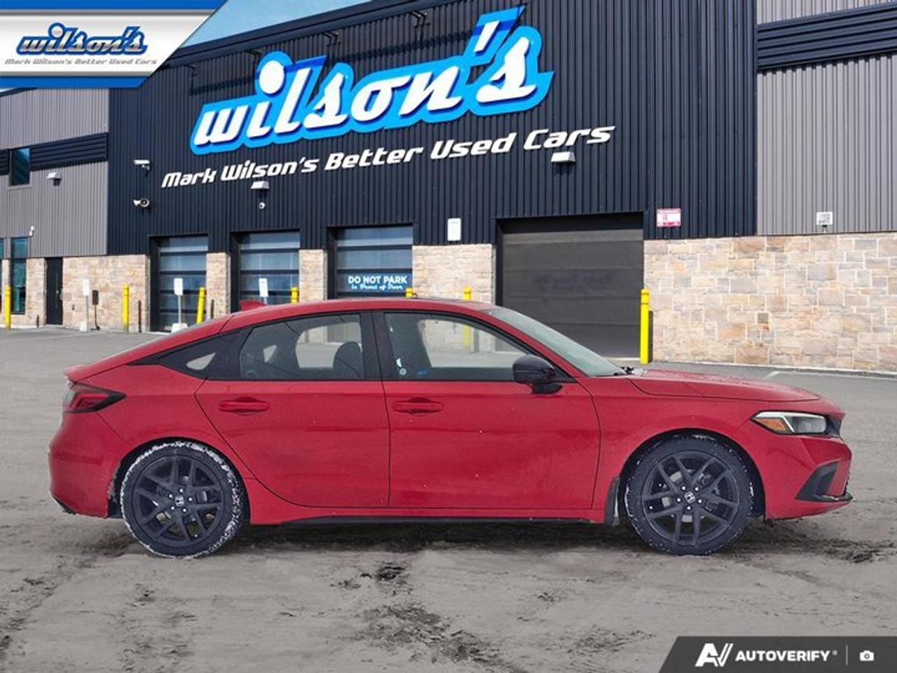 2022 Honda Civic Hatchback Sport | Sunroof | Heated Seats + Steering | Remote Start | CarPlay | Adaptive Cruise | and More ! Photo