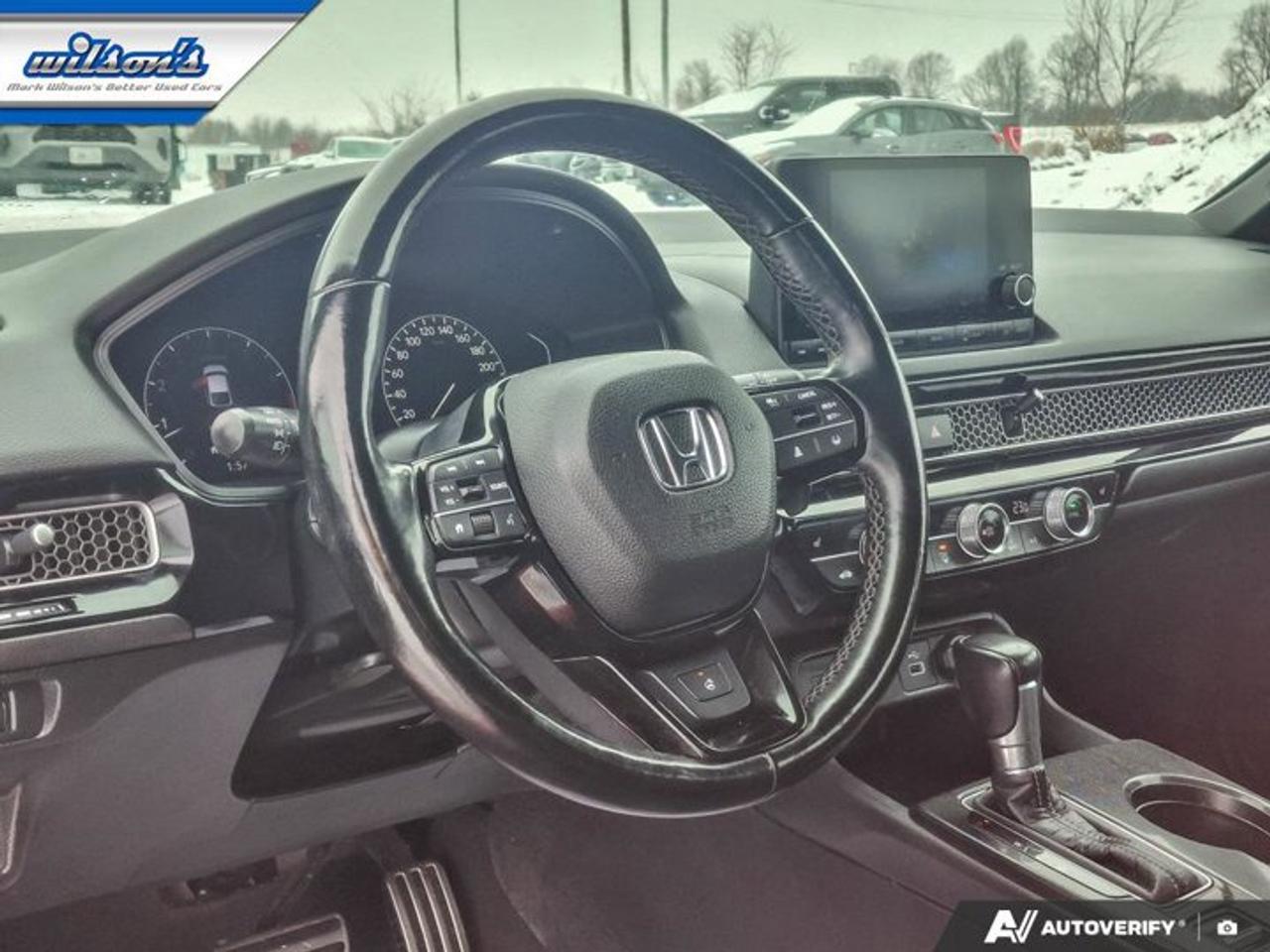 2022 Honda Civic Hatchback Sport | Sunroof | Heated Seats + Steering | Remote Start | CarPlay | Adaptive Cruise | and More ! Photo