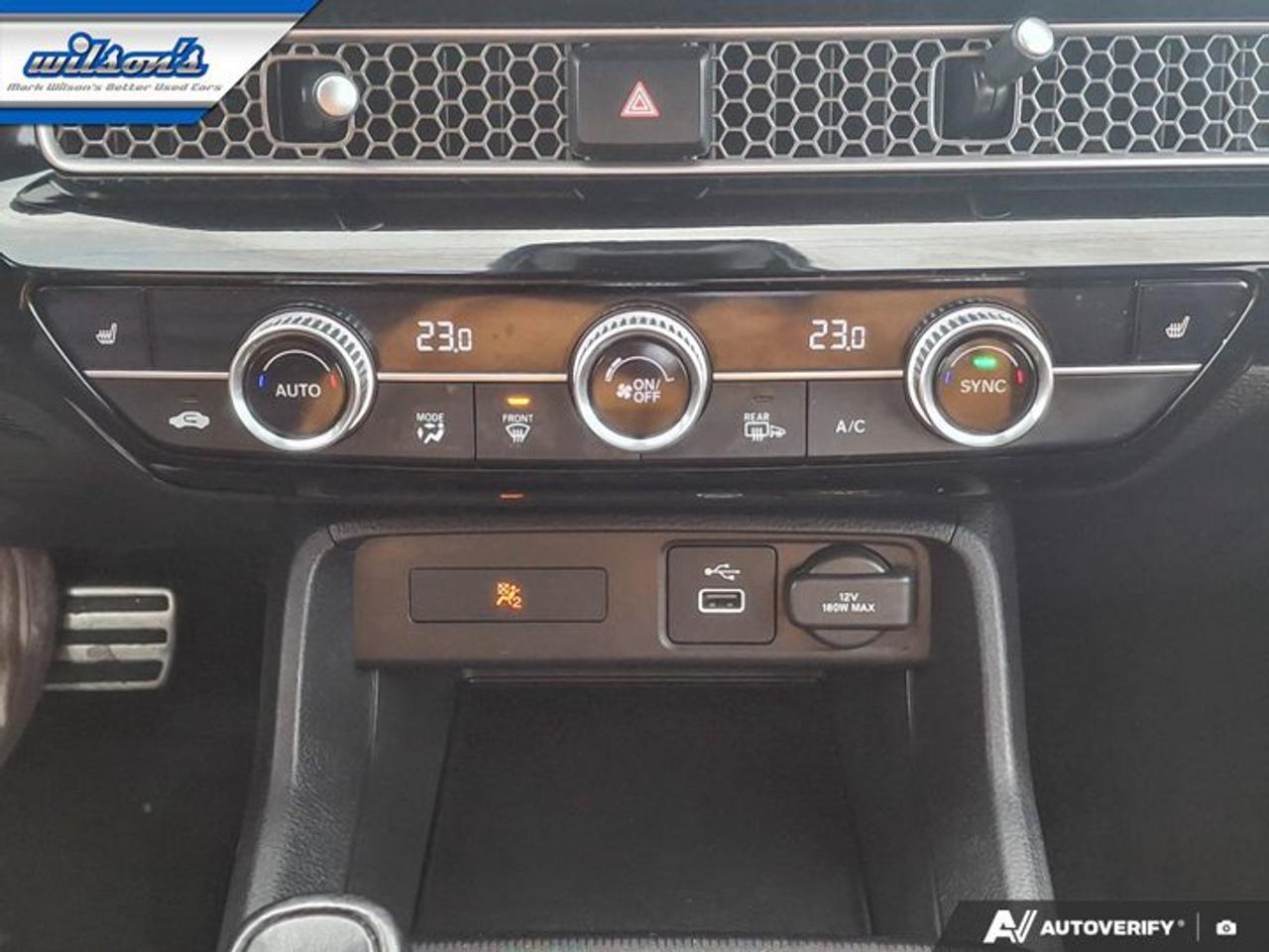 2022 Honda Civic Hatchback Sport | Sunroof | Heated Seats + Steering | Remote Start | CarPlay | Adaptive Cruise | and More ! Photo