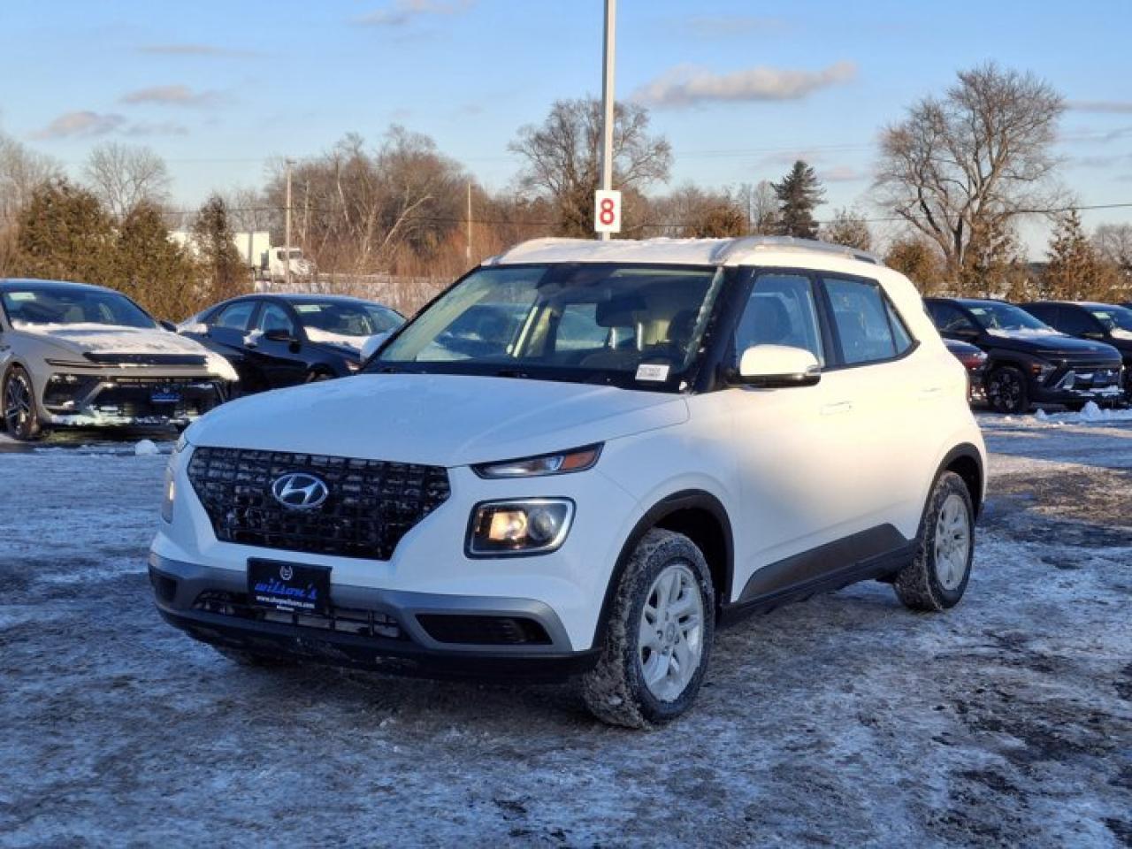 Check out this certified 2023 Hyundai Venue Preferred | Heated Wheel + Seats | CarPlay + Android | Rear Camera | and More !. Its Automatic transmission and 1.6 L engine will keep you going. This Hyundai Venue has the following options: USB Port, Touch Screen, Reverse Camera, Remote Start, Leather Steering Wheel, Lane Departure Warning, Heated Steering Wheel, Forward Collision Alert, Air Conditioning, and Bluetooth. See it for yourself at Mark Wilsons Better Used Cars, 5055 Whitelaw Road, Guelph, ON N1H 6J4.MASSIVE SELECTION: 500+ vehicles in ONE LOCATION, all Live Market Priced for the best value!STRAIGHTFORWARD & TRANSPARENT PRICING: Our Advertised Price INCLUDES:Safety Certification! (No separate certification fee upcharge).FREE Carfax History Report!NO upcharge for paying cash!CONFIDENCE & PEACE OF MIND: 30-Day/3,000 km Warranty INCLUDED! Plus a 5-Day Exchange Privilege!*EASY FINANCING: Better-than-bank rates, $0 Down, and 3 Months No Payments available OAC. BAD CREDIT APPROVED HERE!WE BUY CARS: Get Top Dollar for your trade, or sell us your vehicle for CASH even if you dont buy ours!www.shopwilsons.comAn Honest, Transparent Buying Experience. Trusted in business since 1961!(Cash Prices Exclude HST and Licensing Fees only.)