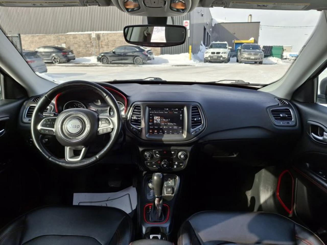 2020 Jeep Compass Trailhawk 4WD | Leather | Heated Seats + Steering | Remote Start | BSM | Carplay + Android and More! Photo