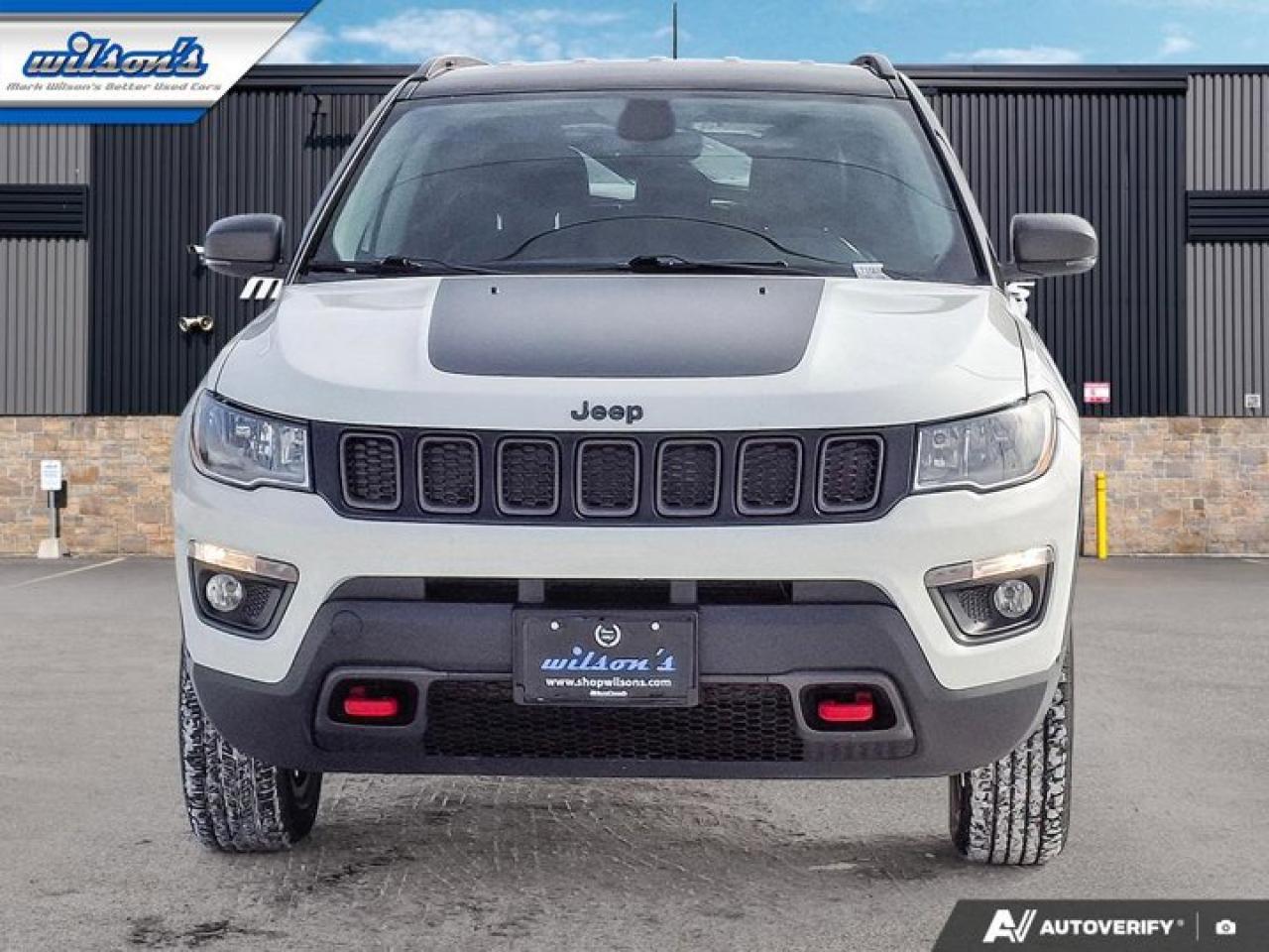 2020 Jeep Compass Trailhawk 4WD | Leather | Heated Seats + Steering | Remote Start | BSM | Carplay + Android and More! Photo