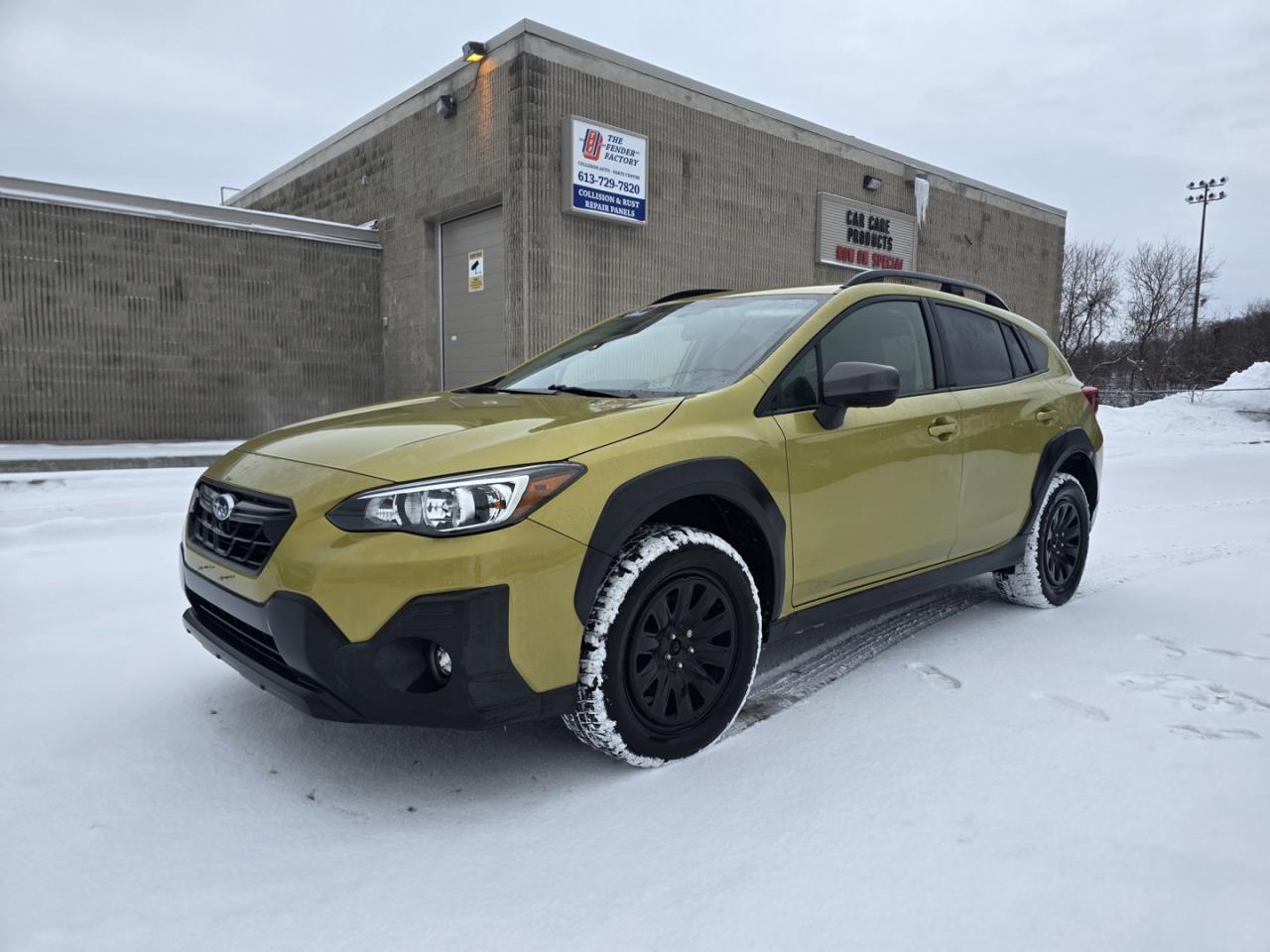 <p>This 2021 Subaru Crosstrek Sport with EyeSight is a rugged yet refined compact SUV that combines confident all-wheel-drive capability with advanced safety and modern comfort. Powered by Subarus dependable Boxer engine paired with a smooth automatic transmission and standard Symmetrical All-Wheel Drive, it offers sure-footed handling on pavement and off-road. The Sport trim adds a sport-tuned suspension, larger wheels with all-terrain tires, rugged body accents, heated front seats with premium cloth upholstery, a power-adjustable drivers seat, dual-zone automatic climate control, push-button start with keyless access, power windows and locks, and a multifunction steering wheel. The spacious interior features a touchscreen infotainment system with Apple CarPlay and Android Auto compatibility, Bluetooth connectivity, USB inputs, and a quality audio system. EyeSight Driver Assist Technology enhances safety with adaptive cruise control, pre-collision braking, lane departure and sway warning, and lane keep assist, while additional safety equipment includes blind-spot detection, rear cross-traffic alert, rear vision camera, ABS brakes, stability and traction control, and multiple airbags. With its athletic stance, versatile cargo area with a low liftover height, roof rails with integrated crossbars, and a balanced blend of capability, comfort, and technology, this Crosstrek Sport with EyeSight is ready for daily driving and weekend adventures.</p>