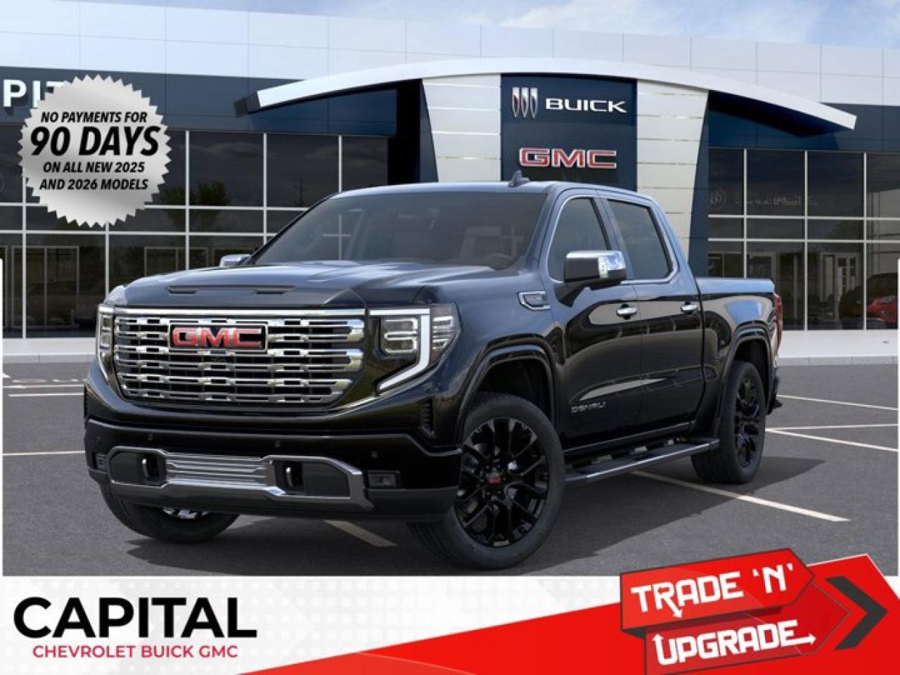 This GMC Sierra 1500 delivers a Gas V8 6.2L/376 engine powering this Automatic transmission. WHEELS, 22 TRANSIT STEEL WHEELS FOR LPO 22 WHEELS AND TIRES, TRANSMISSION, 10-SPEED AUTOMATIC WITH ELECTRONIC PRECISION SHIFT, ELECTRONICALLY CONTROLLED with overdrive, and tow/haul mode and steering column paddle shifters. Includes Cruise Grade Braking and Powertrain Grade Braking (STD), TECHNOLOGY PACKAGE includes (DRZ) Rear Camera Mirror and (UV6) Multicolour 15 Diagonal Head-Up Display.*This GMC Sierra 1500 Comes Equipped with These Options *LPO, BLACK BADGING PACKAGE (dealer-installed), includes (SFZ) Black GMC emblems, LPO, and (RIK) Black Sierra Nameplates, LPO. , REAR AXLE, 3.23 RATIO, PREMIUM FLOOR LINERS WITH REMOVABLE CARPET INSERT, FRONT, LPO, CARGO TIE-DOWNS, (4) (dealer-installed), LPO, BODY COLOUR WHEEL ARCH MOULDINGS (dealer-installed), LPO, BLACK SIERRA NAMEPLATES (dealer-installed), LPO, BLACK GMC EMBLEMS (dealer-installed), LPO, 22 (55.9 CM) HIGH GLOSS BLACK MULTI-SPOKE WHEELS LPO wheels will come with 4 steel 22 wheels from the factory with alignment specs set to 22 LPO wheel selected (dealer-installed), GVWR, 7100 LBS. (3221 KG) (STD), ENGINE, 6.2L ECOTEC3 V8 (420 hp [313 kW] @ 5600 rpm, 460 lb-ft of torque [624 Nm] @ 4100 rpm); featuring Dynamic Fuel Management.* Visit Us Today *A short visit to Capital Chevrolet Buick GMC Inc. located at 13103 Lake Fraser Drive SE, Calgary, AB T2J 3H5 can get you a dependable Sierra 1500 today!