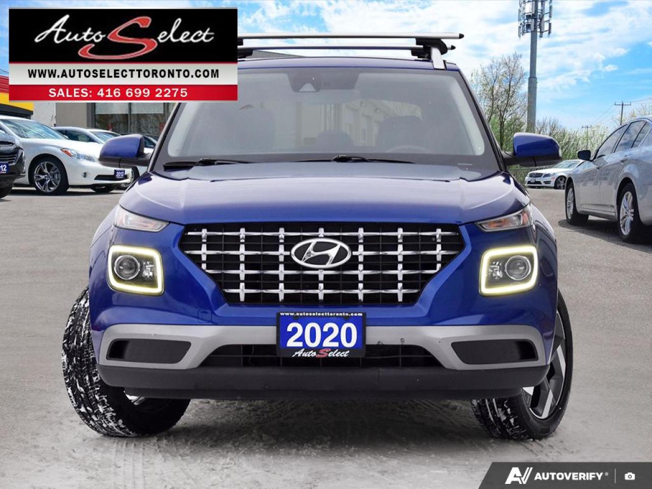 2020 Hyundai Venue Ultimate w/Black Interior (IVT) Sunroof - Apple Carplay - Clean Carfax Photo