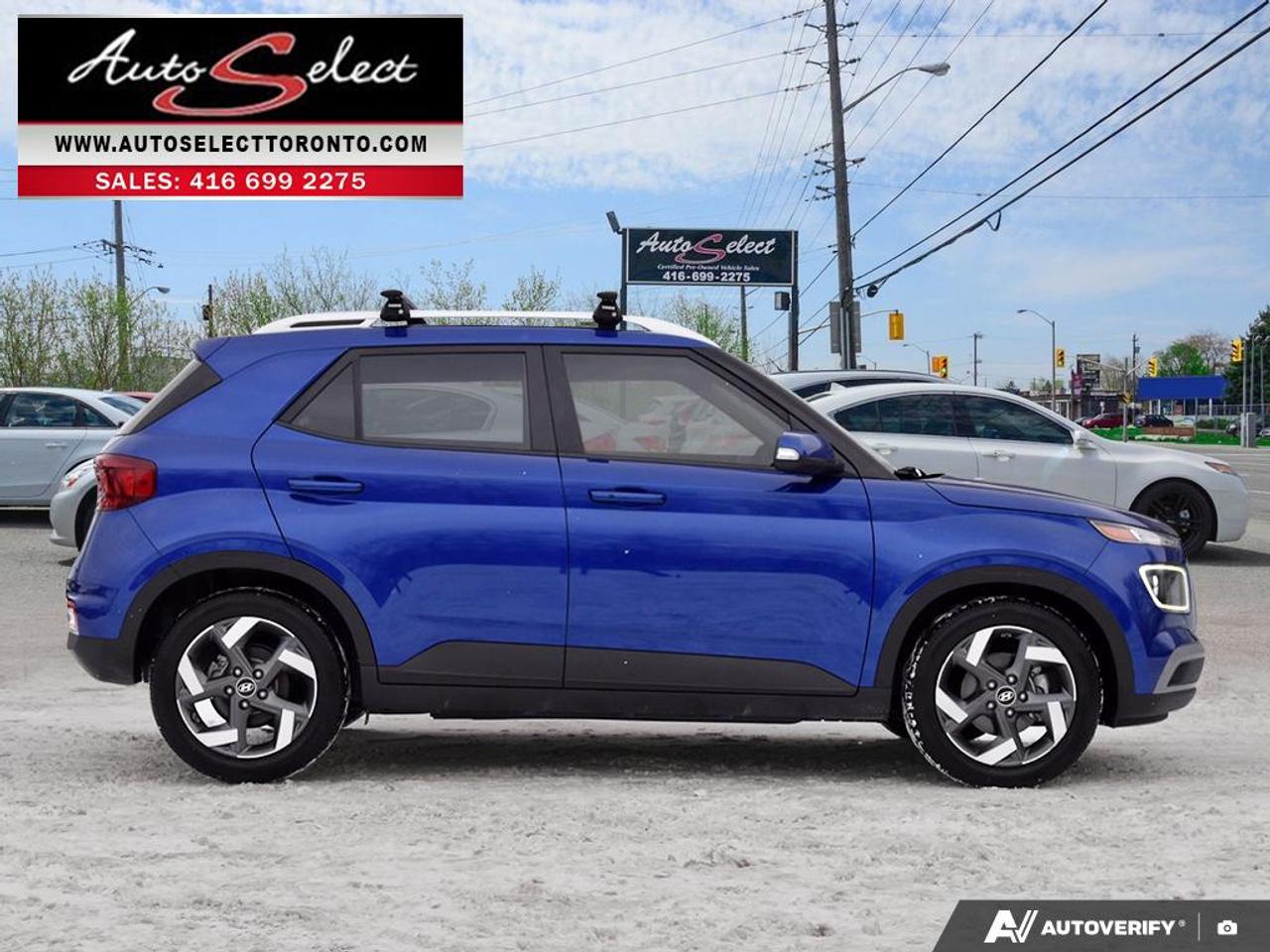 2020 Hyundai Venue Ultimate w/Black Interior (IVT) Sunroof - Apple Carplay - Clean Carfax Photo