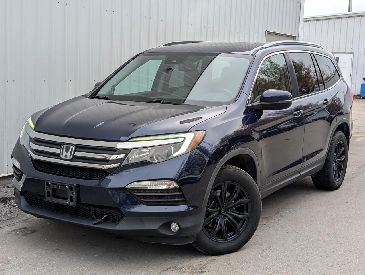 Used 2017 Honda Pilot EX-L RES $243 BI-WEEKLY - WELL MAINTAINED, PET-FREE, NEW WINDSHIELD, LOCAL TRADE for sale in Cranbrook, BC