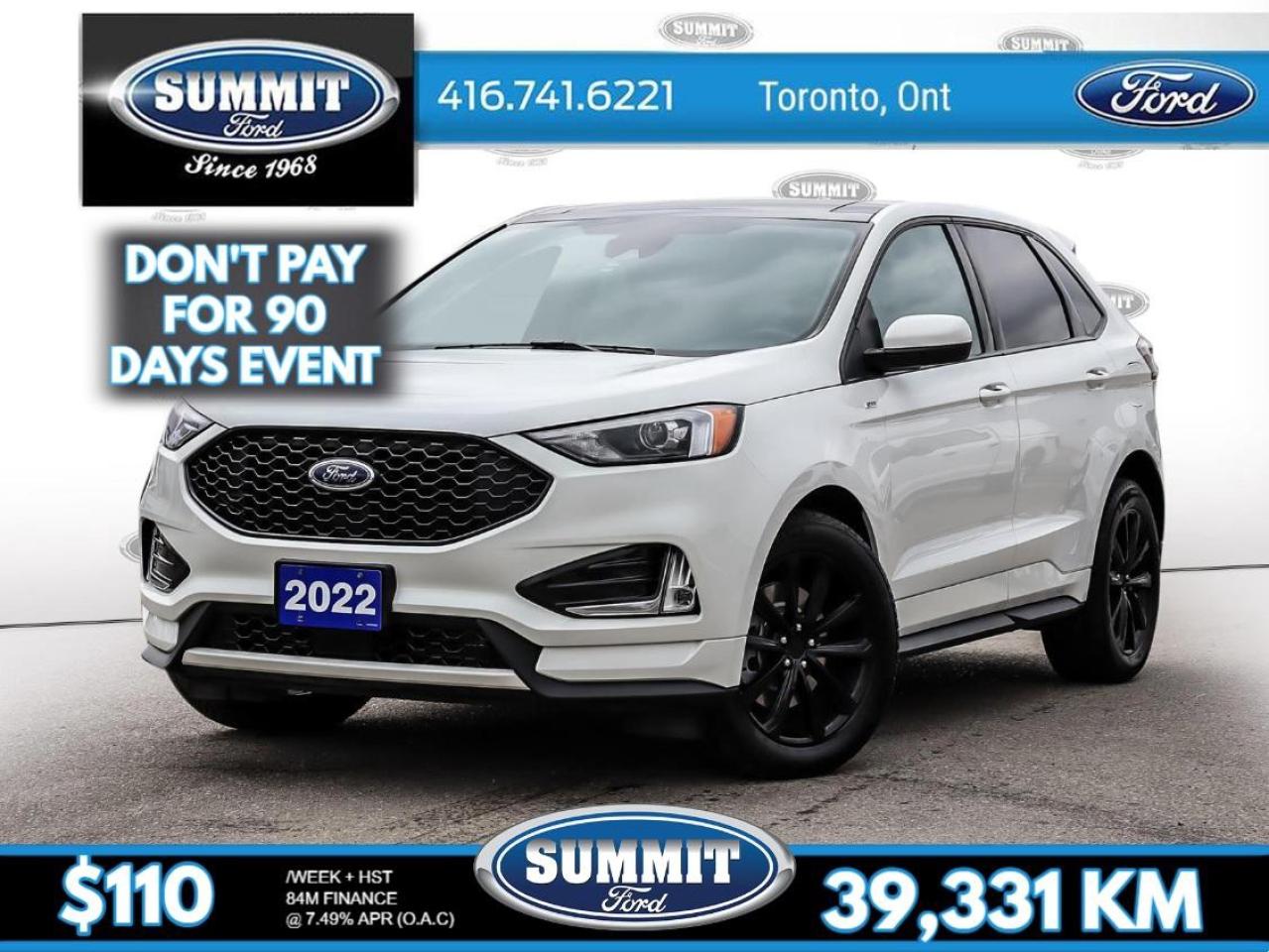 Used 2022 Ford Edge SEL Roof | Apple Car Play | Adaptive Cruise Control | for sale in Etobicoke, ON