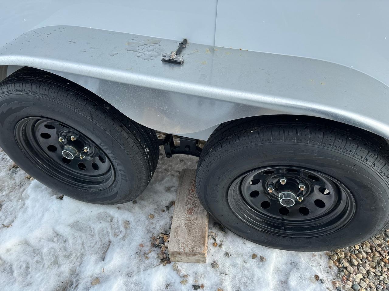 2026 Prairie Road Trailer 7' X 14' Prairie Road Ramp Door Photo2