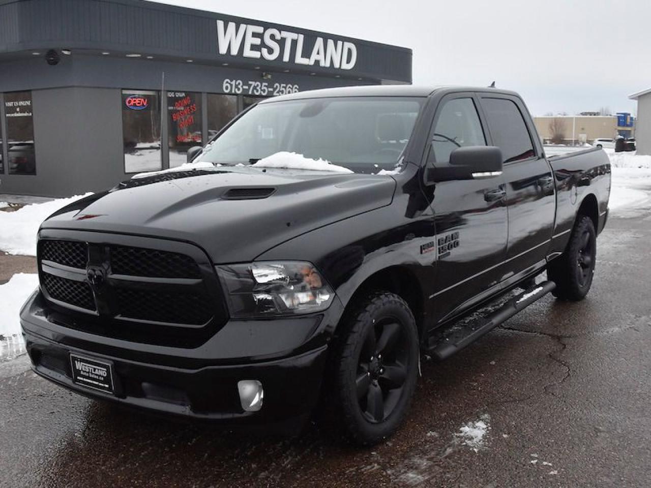 <p>Looking for a rugged and reliable pickup that can handle both work and weekend adventures? Feast your eyes on this sleek, black 2021 RAM 1500 Classic SLT, available now at Westland Auto Sales. This truck boasts a powerful 5.7L 8-cylinder engine, ready to deliver impressive performance whether youre hauling cargo or cruising down the highway. With its classic design and comfortable grey interior, this RAM 1500 Classic SLT is the perfect blend of capability and comfort. This truck has 111,246km on the odometer.</p><p>This RAM 1500 Classic SLT is more than just a truck; its a statement. Its automatic transmission and 4-wheel drive system provide confidence and control in any weather condition. This pickup is ready for anything, from city streets to off-road trails.</p><p>Here are a few of the features that make this RAM 1500 Classic SLT stand out:</p><ul><li><strong>Powerful Performance:</strong> The robust 5.7L 8-cylinder engine provides the muscle you need for any task.</li><li><strong>Go-Anywhere Capability:</strong> Conquer any terrain with the 4-wheel drive system, giving you the confidence to explore.</li><li><strong>Comfortable Interior:</strong> The gray interior offers a comfortable and inviting space for both driver and passengers.</li><li><strong>Dependable RAM Build:</strong> The 2021 RAM 1500 Classic SLT has the dependability you would expect from the RAM brand.</li><li><strong>Classic Style:</strong> This truck has a timeless design that never goes out of style.</li></ul><p><strong><em>Powered by AutoIntelligence&trade;</em></strong> Vehicle information has been generated using artificial intelligence and is provided for informational purposes only. While efforts are made to ensure accuracy, please confirm all details directly with the dealer.</p>