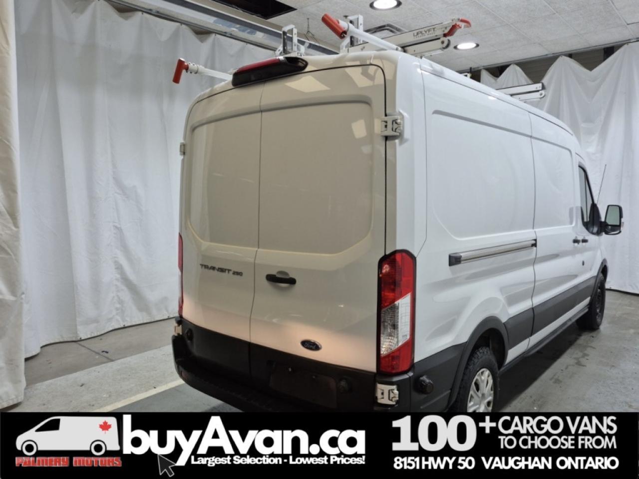 2019 Ford Transit Van T-250 148WB Mid Roof Racks Shelves Divider Photo
