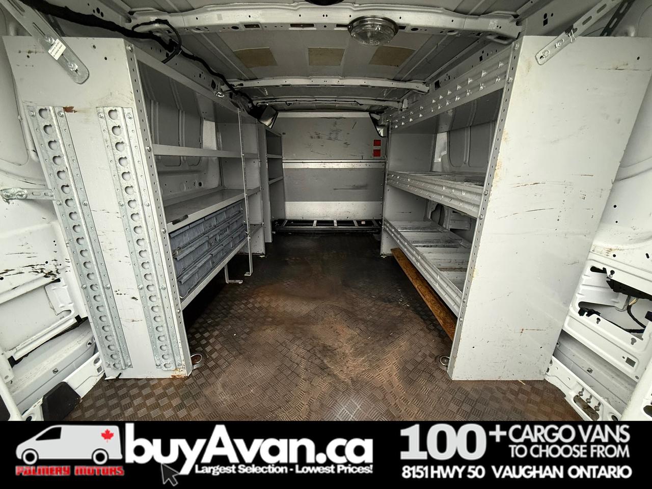 2015 Ford Transit Cargo Van Transit Cargo Racks Shelves Divider Photo