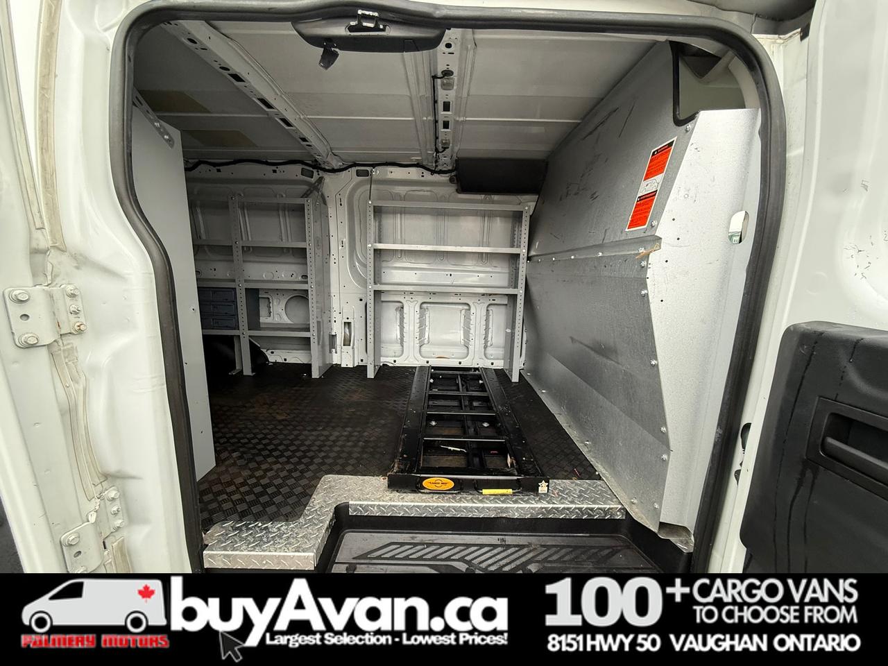 2015 Ford Transit Cargo Van Transit Cargo Racks Shelves Divider Photo