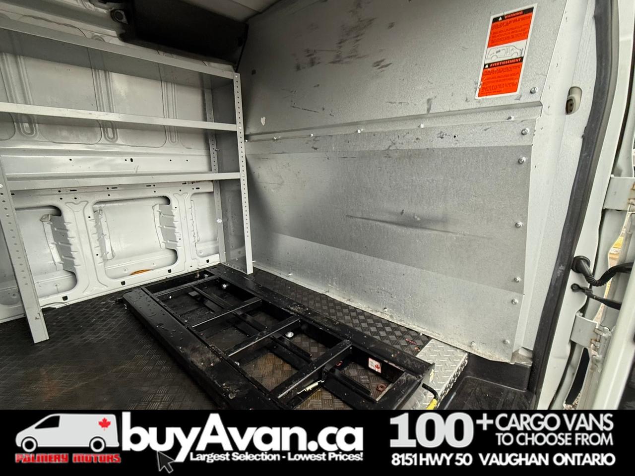 2015 Ford Transit Cargo Van Transit Cargo Racks Shelves Divider Photo