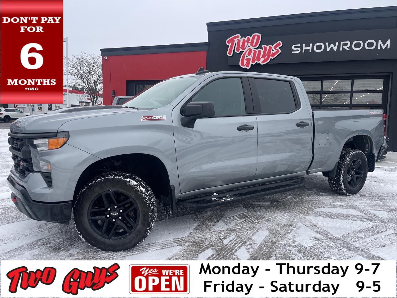 2023 Chevrolet Silverado 1500 Custom Trail Boss Z71 5.3L 4WD Crew   New Tires Photo0