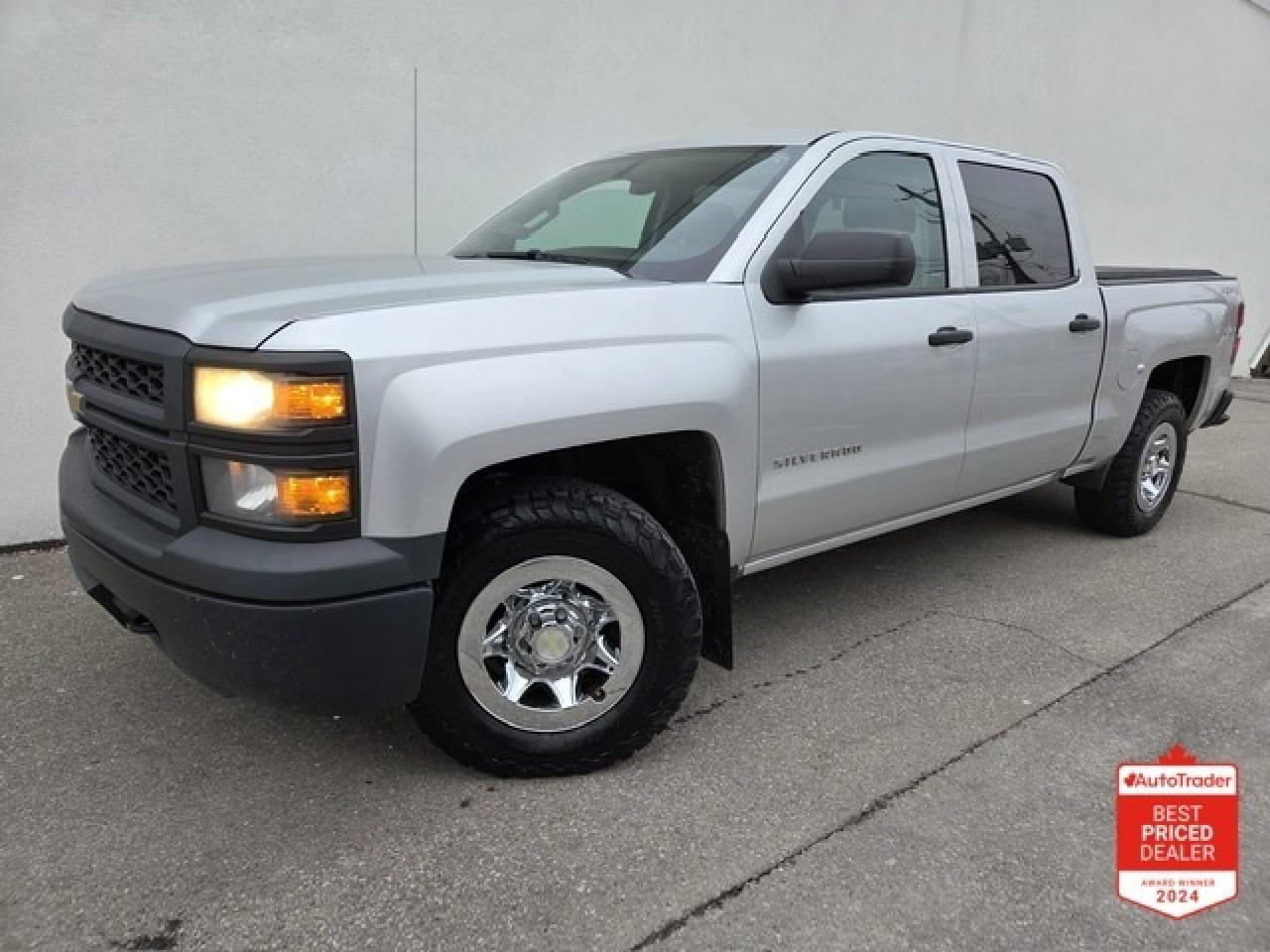 2014 Chevrolet Silverado 1500 4WD CREW CAB-SHORT BOX-TONNEAU-1 OWNER-CERTIFIED! Photo0