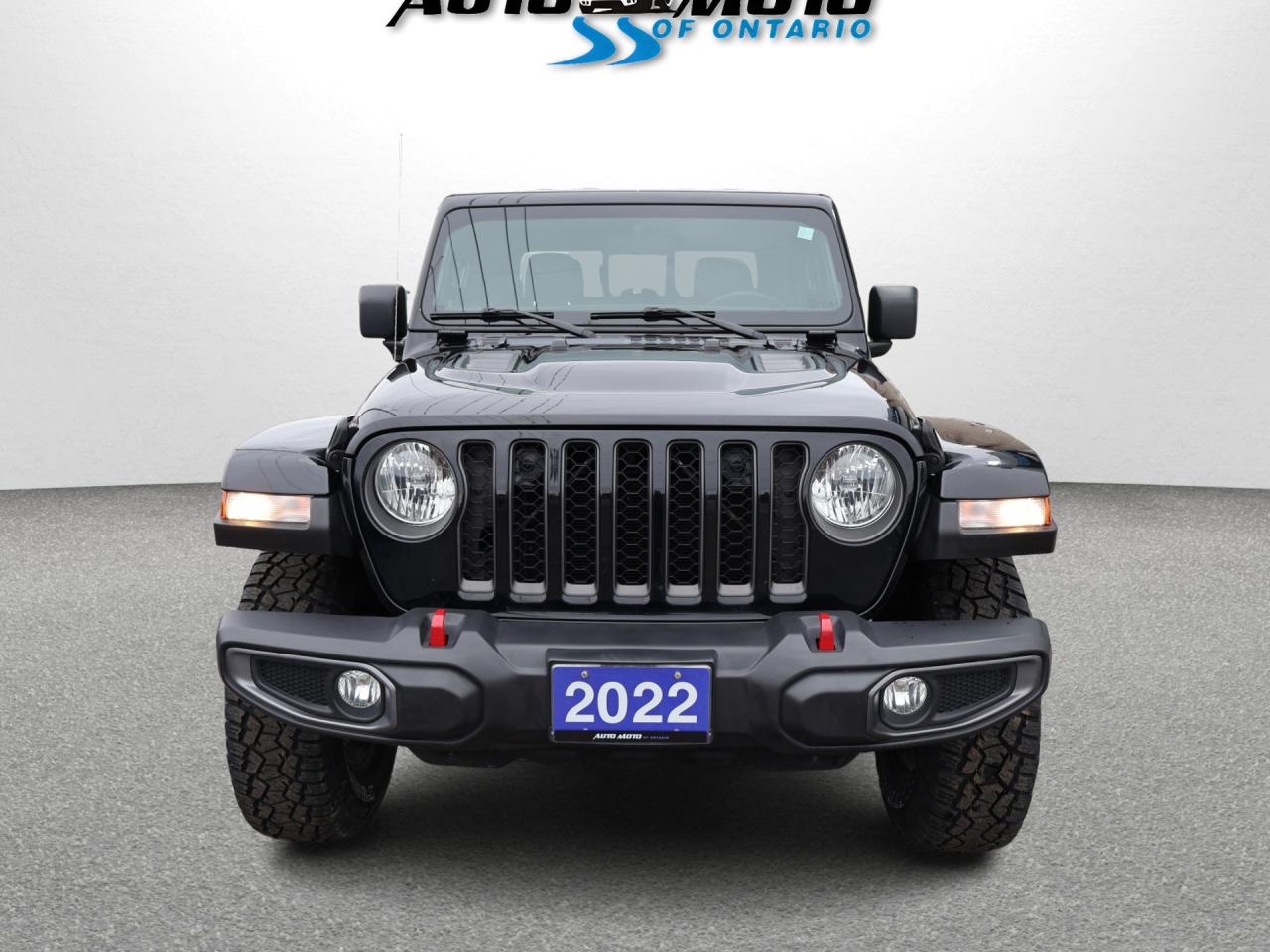 2022 Jeep Gladiator V6 RUBICON 4WD CERTIFIED *1 OWNER*JEEP MAINTAIN* CAMERA NAV BLUETOOTH LEATHER HEATED SEATS CRUISE ALLOYS Photo