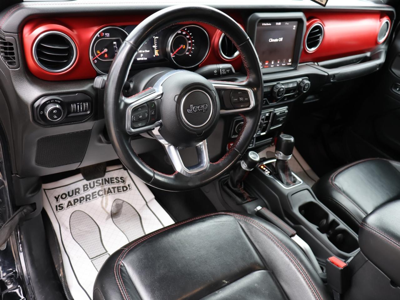 2022 Jeep Gladiator V6 RUBICON 4WD CERTIFIED *1 OWNER*JEEP MAINTAIN* CAMERA NAV BLUETOOTH LEATHER HEATED SEATS CRUISE ALLOYS Photo