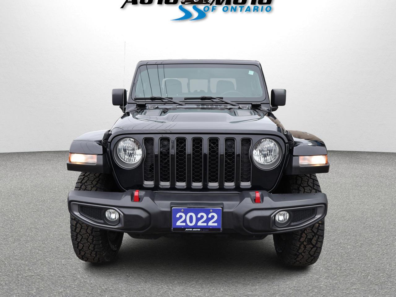 2022 Jeep Gladiator V6 RUBICON 4WD CERTIFIED *1 OWNER*JEEP MAINTAIN* CAMERA NAV BLUETOOTH LEATHER HEATED SEATS CRUISE ALLOYS Photo