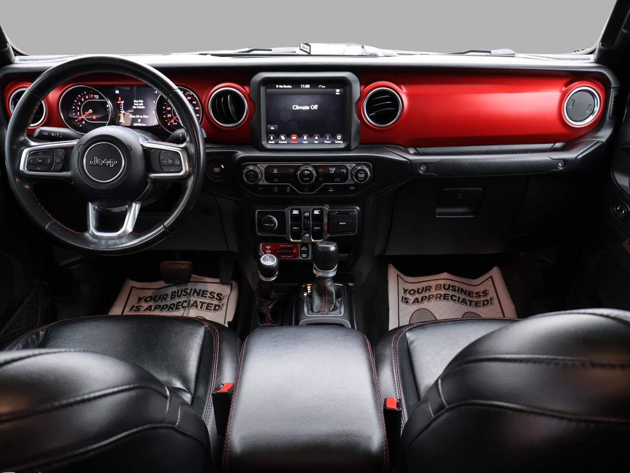 2022 Jeep Gladiator V6 RUBICON 4WD CERTIFIED *1 OWNER*JEEP MAINTAIN* CAMERA NAV BLUETOOTH LEATHER HEATED SEATS CRUISE ALLOYS Photo