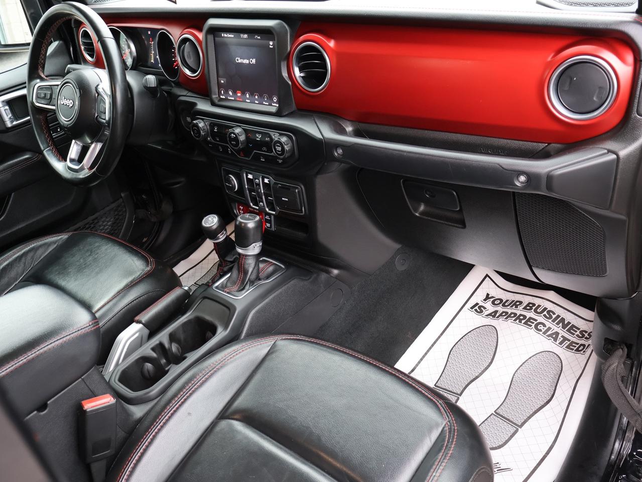 2022 Jeep Gladiator V6 RUBICON 4WD CERTIFIED *1 OWNER*JEEP MAINTAIN* CAMERA NAV BLUETOOTH LEATHER HEATED SEATS CRUISE ALLOYS Photo