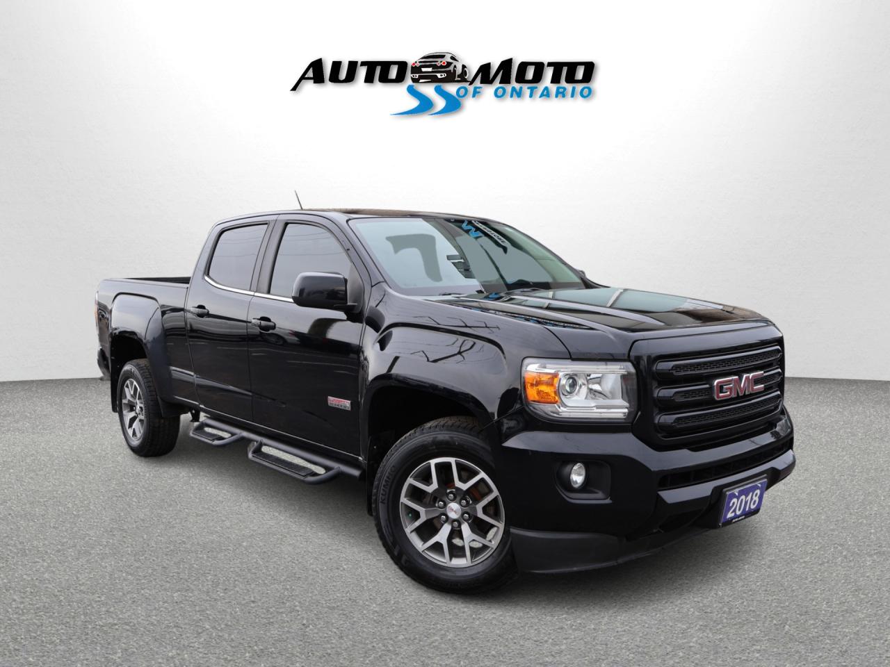 2018 GMC Canyon V6 ALL-TERRAIN CREW 4WD CERTIFIED *ACCIDENT FREE*1 OWNER* CAMERA BLUETOOTH LEATHER HEATED SEATS CRUISE ALLOYS - Photo #1