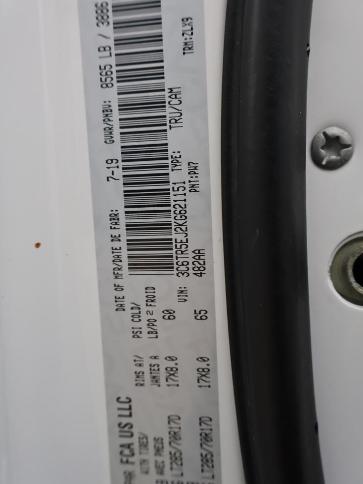 2019 RAM 2500 POWER WAGON HEMI CREW 4WD CERTIFIED *ACCIDENT FREE* CAMERA NAV BLUETOOTH LEATHER HEATED SEATS SUNROOF CRUISE ALLOYS Photo