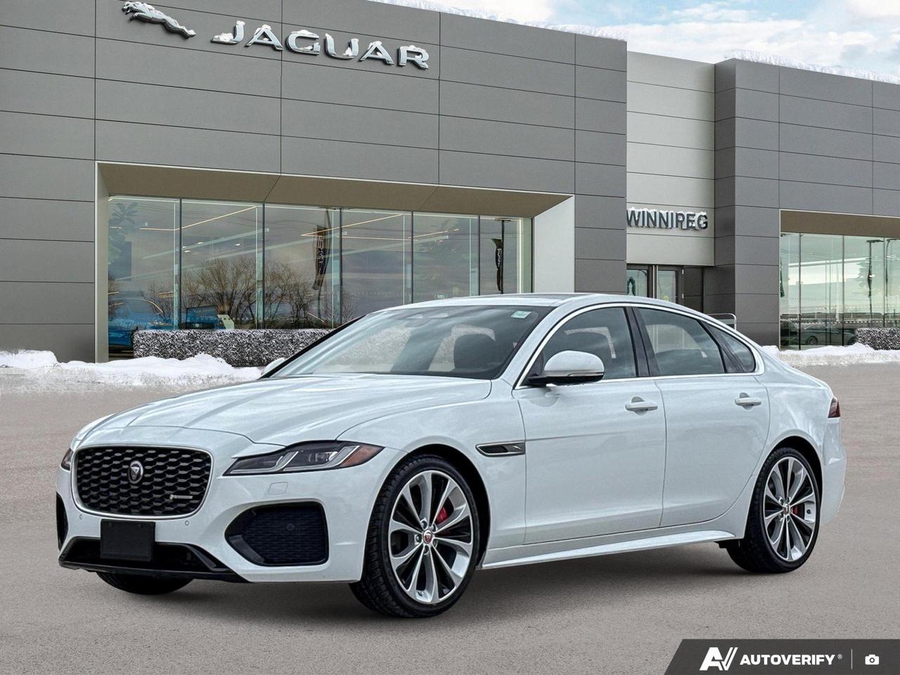 Added new all-season tires, eligible for the Jaguar Certified Pre-Owned Program too!  Panoramic Roof, Heads Up Display and AWD
Experience luxury and performance with this 2022 Jaguar XF P300 R-Dynamic SE. This sophisticated sedan combines elegance with cutting-edge technology, perfect for the discerning driver who demands both style and substance.

- Powerful 2.0L Turbocharged Engine with 296 HP
- All-Wheel Drive for superior handling and control
- Panoramic Roof for an open, airy cabin experience
- Head-Up Display for enhanced driver focus
- Pivi Pro Navigation System with 11.4 touchscreen
- Meridian Sound System for immersive audio
- Advanced safety features including Lane Keep Assist and Blind Spot Assist

Discover the Jaguar difference at Jaguar Winnipeg. Whether youre ready to reserve this stunning XF, start your purchase journey, or simply have questions, our team is here to provide a tailored experience. Book a test drive today and feel the thrill of Jaguar engineering firsthand. Visit www.winnipegjaguar.com to explore your options and take the next step towards owning this exceptional vehicle.
Experience luxury at an accessible price with our selection of pre-owned vehicles at Jaguar Winnipeg.

Every car is meticulously inspected by our skilled technicians. Trust in our expertise for your next purchase.

No down payment or trade-in required to get this price. Have a vehicle to trade? Well offer you top dollar, regardless of make or model.

*Financing rates advertised are O.A.C. *Flexible financing available for a variety of makes and models. 

Schedule your visit or call for an exclusive experience:

Phone: 204-452-8030
Website: winnipegjaguar.com 

Dealer Permit #0112
Dealer permit #0112