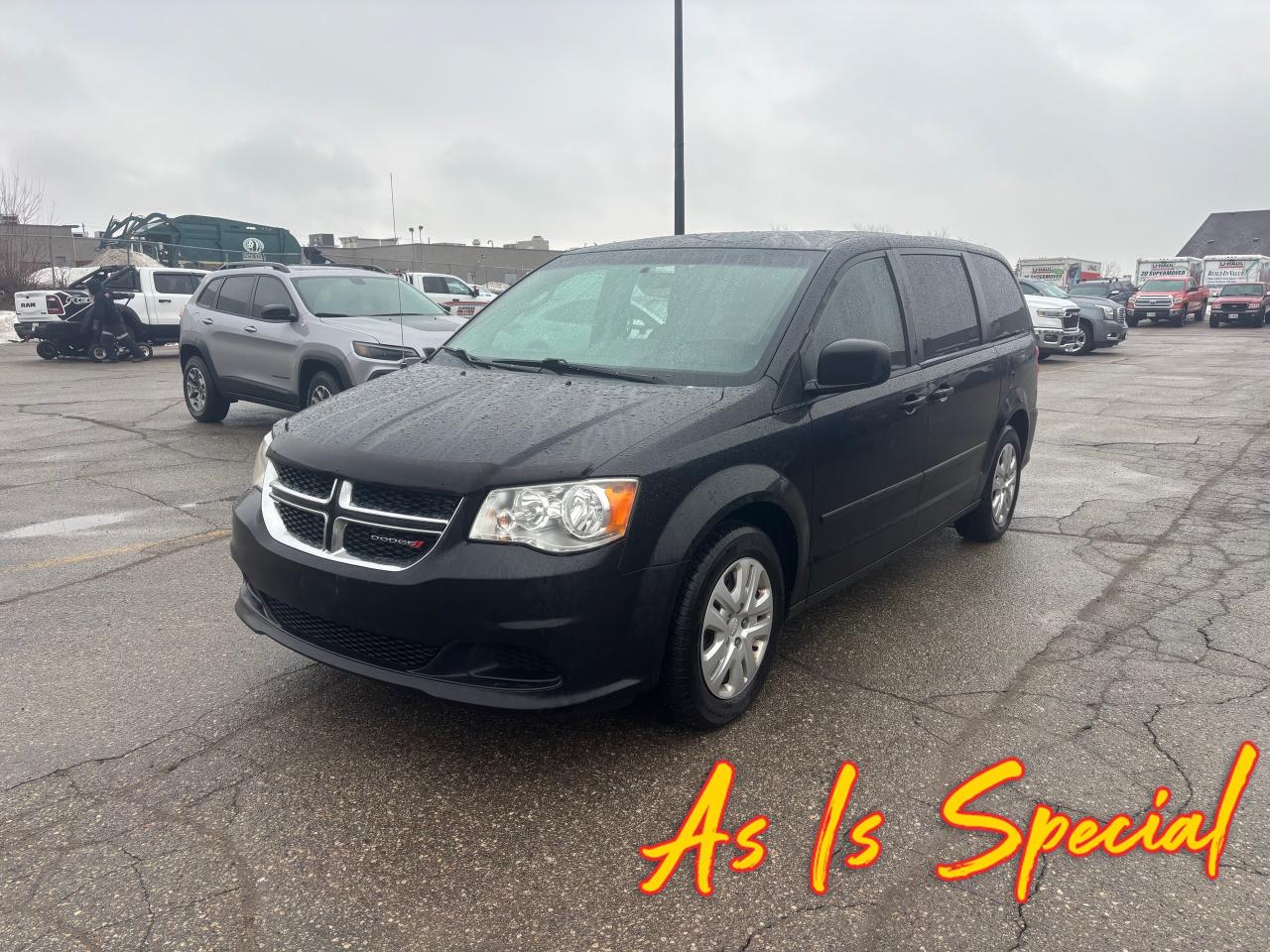 <br><br>
This vehicle is being sold AS IS/AS TRADED and is not represented as being in roadworthy condition, mechanically sound or maintained at any guaranteed level of quality. The vehicle may not be fit for use as a means of transportation and may require substantial repairs at the purchasers expense. It may not be possible to register the vehicle to be driven in its current condition.
<br><br><p>Discover the Perfect Companion for Family Adventures with the 2017 Dodge Grand Caravan Canada Value Package</p><p>Step into the world of practicality and comfort with the 2017 Dodge Grand Caravan Canada Value Package. This used small van, with its sleek black exterior, is designed for those who seek reliability and space without compromising style. The heart of this vehicle is its robust 3.6L 6-cylinder engine, paired with a 6-speed multi-speed automatic transmission, ensuring smooth and efficient drives whether you're navigating city streets or hitting the open road. </p><p>For the safety-conscious driver, the Grand Caravan is equipped with traction control, providing peace of mind in various driving conditions. The Quick Order Package 29E ensures that you have the essentials for a comfortable journey, making it an ideal choice for families or individuals who value practicality. </p><p>Inside, the spacious interior offers ample room for passengers and cargo, making it perfect for road trips or daily errands. The keyless entry feature adds convenience to your routine, allowing easy access to the vehicle. This Grand Caravan is more than just a mode of transport; it's a reliable partner ready to accommodate your lifestyle needs with grace and efficiency.</p><p></p>&zwnj;