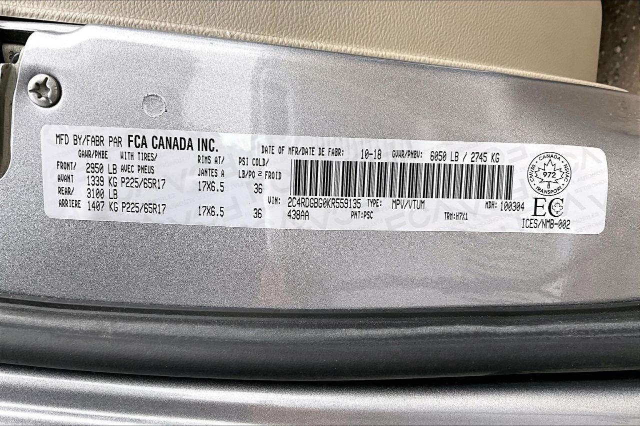 2019 Dodge Grand Caravan CVP | AS IS | FWD Photo