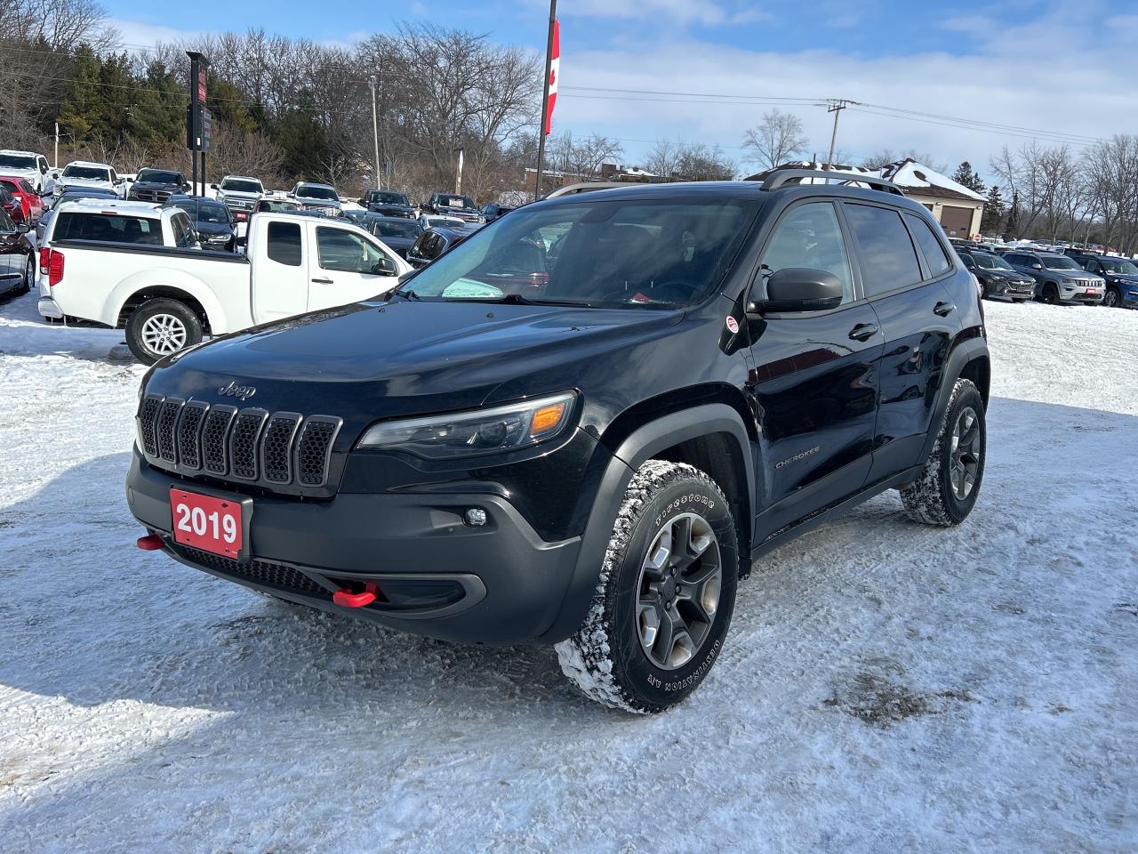 2019 Jeep Cherokee TRAILHAWK, 4X4, SUNROOF, REMOTE START, LEATHER! - Photo #2