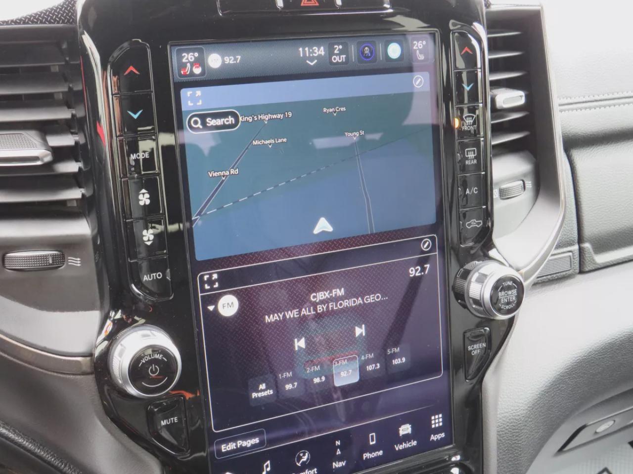 2022 RAM 1500 Rebel (**SAFETY/CERTIFIED!!**4WD**RUNNING BOARDS**TRAILER HITCH**TONNEAU COVER**REMOTE START**BRAKE CONTROLLER**FRONT TOW HOOKS**NAVIGATION**FOG LIGHTS**WIRELESS PHONE CHARGING**HEATED FRONT AND REAR SEATS**REVERSE CAMERA**LEATHER**SUNROOF**PUSH BUTTON ST Photo