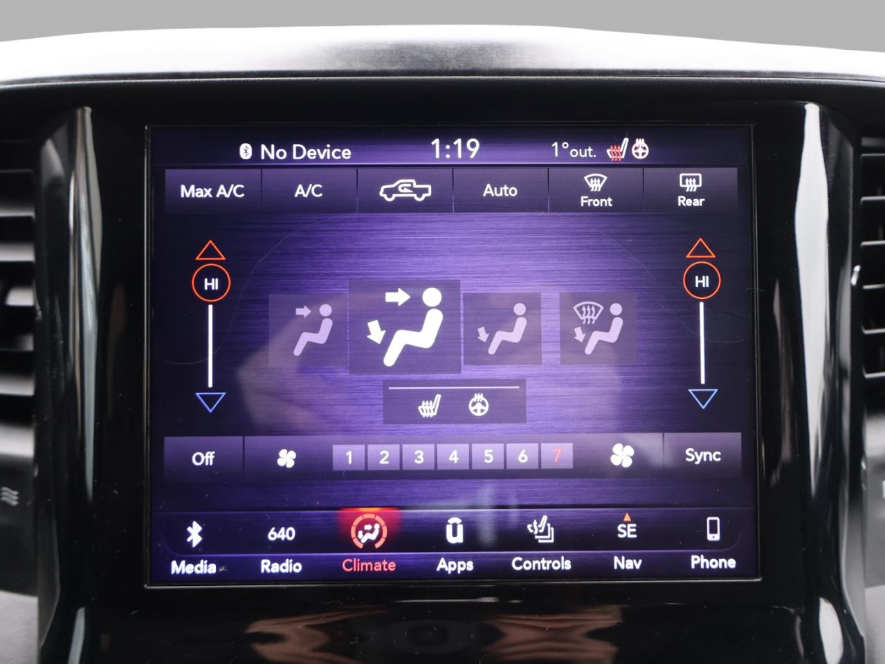 2019 RAM 1500 BIG HORN HEMI 4WD CERTIFIED *ACCIDENT FREE*DODGE MAINTAIN* CAMERA NAV BLUETOOTH HEATED SEATS CRUISE ALLOYS Photo