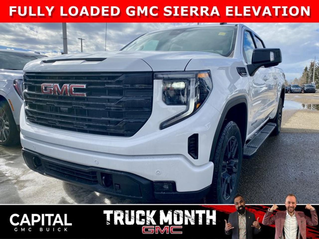 Take a look at this 2026 GMC SIERRA 1500 Elevation Premium Package... Fully Equipped with Power Sunroof, Heated Leather BUCKET Seats, Heated Steering, Adaptive Cruise Control, 360 CAM, 6 Assist Steps, MultiPro Tailgate, Remote Start, Wireless Charger, Blind Zone monitoring, and so much more!Ask for the Internet Department for more information or book your test drive today! Text 825-445-0521 for fast answers at your fingertips!AMVIC Licensed Dealer - Licence Number B1044900Disclaimer: All prices are plus taxes and include all cash credits and loyalties. See dealer for details. AMVIC Licensed Dealer # B1044900